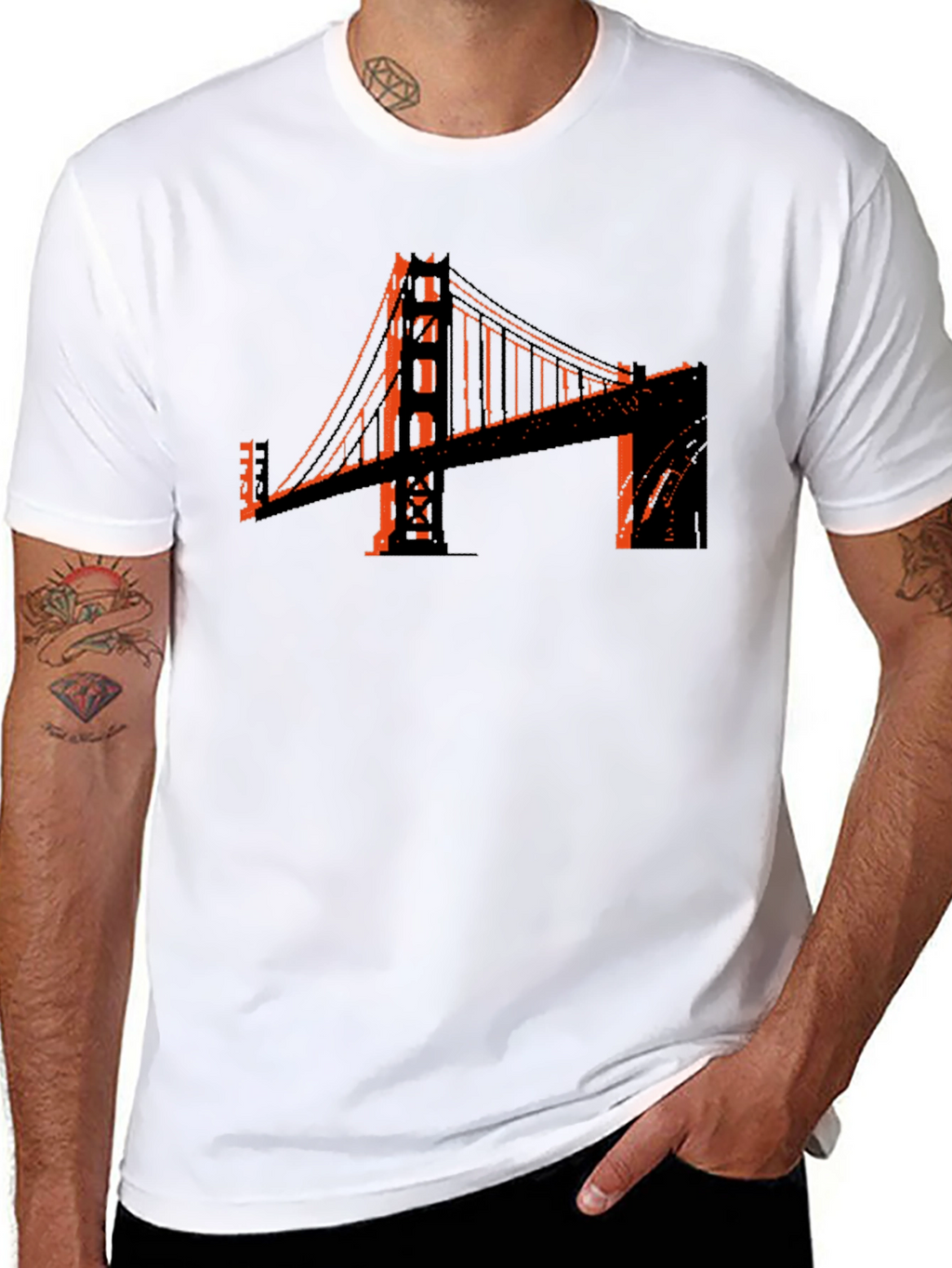 Golden Gate Bridge Graphic Tee - San Francisco Pride
