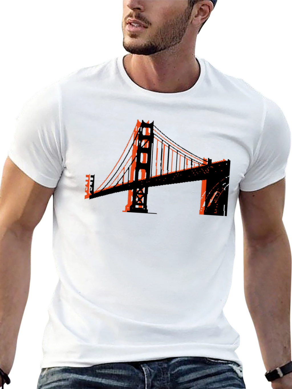 Golden Gate Bridge Graphic Tee - San Francisco Pride