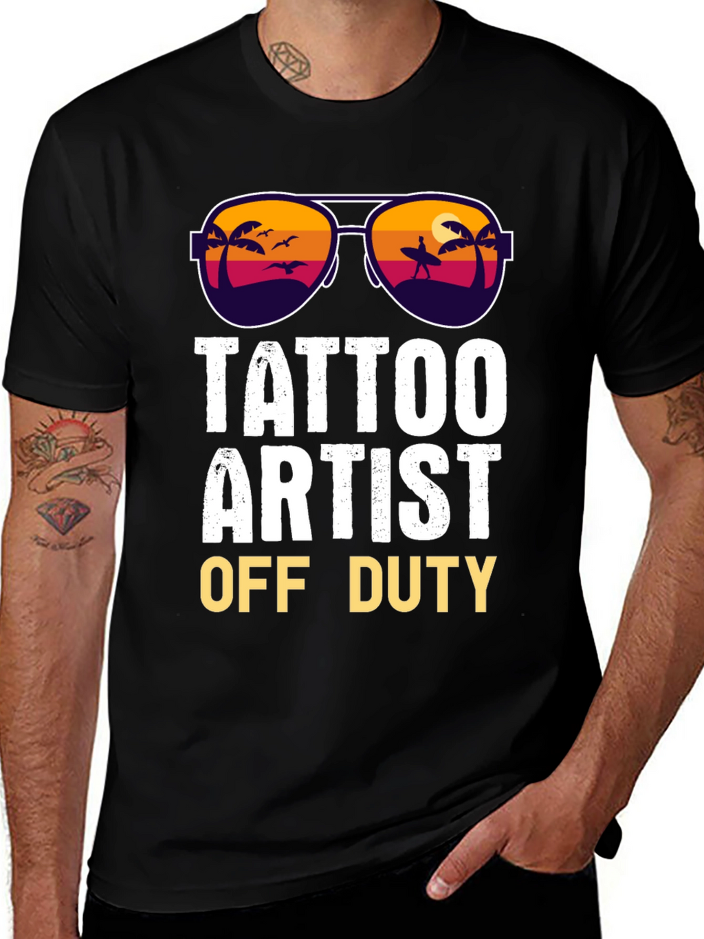 Tattoo Artist Off Duty Graphic T-Shirt