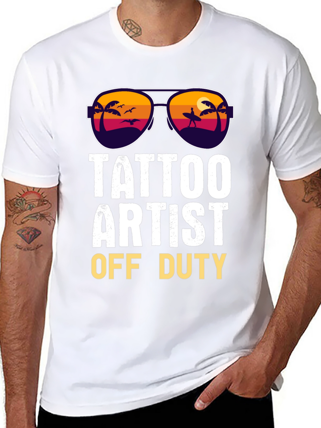 Tattoo Artist Off Duty Graphic T-Shirt