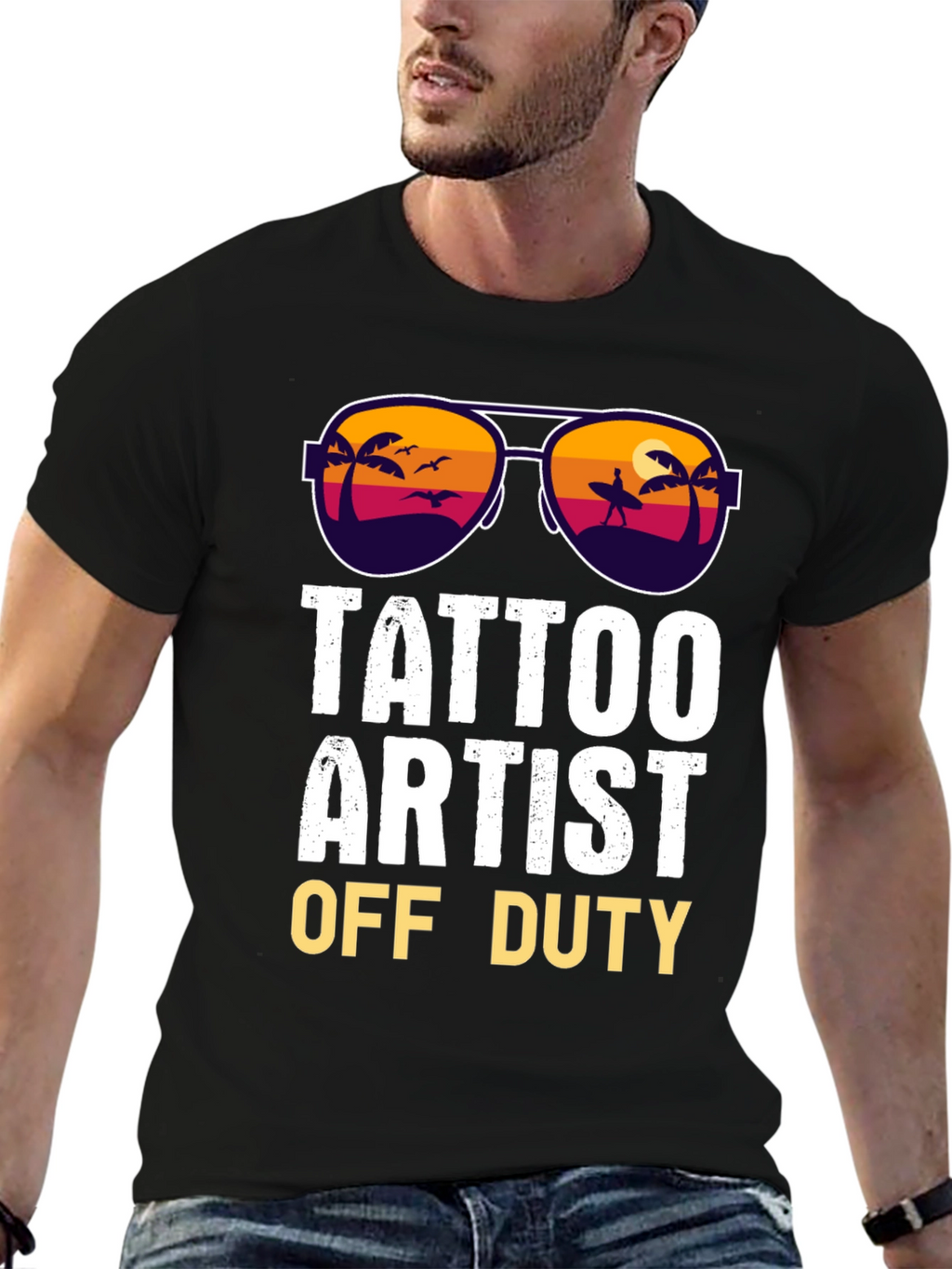 Tattoo Artist Off Duty Graphic T-Shirt