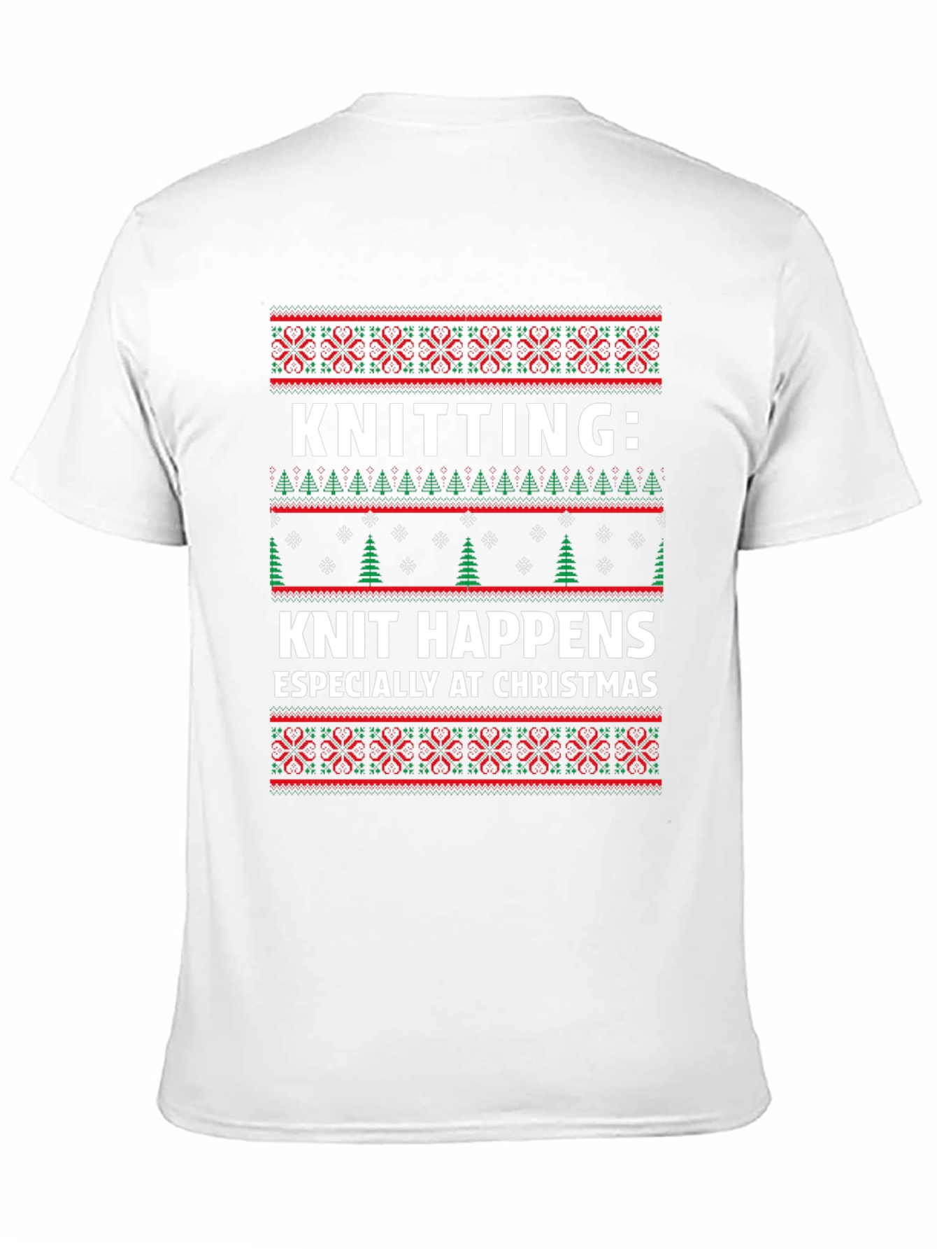 Knitting Knit Happens Christmas T-Shirt