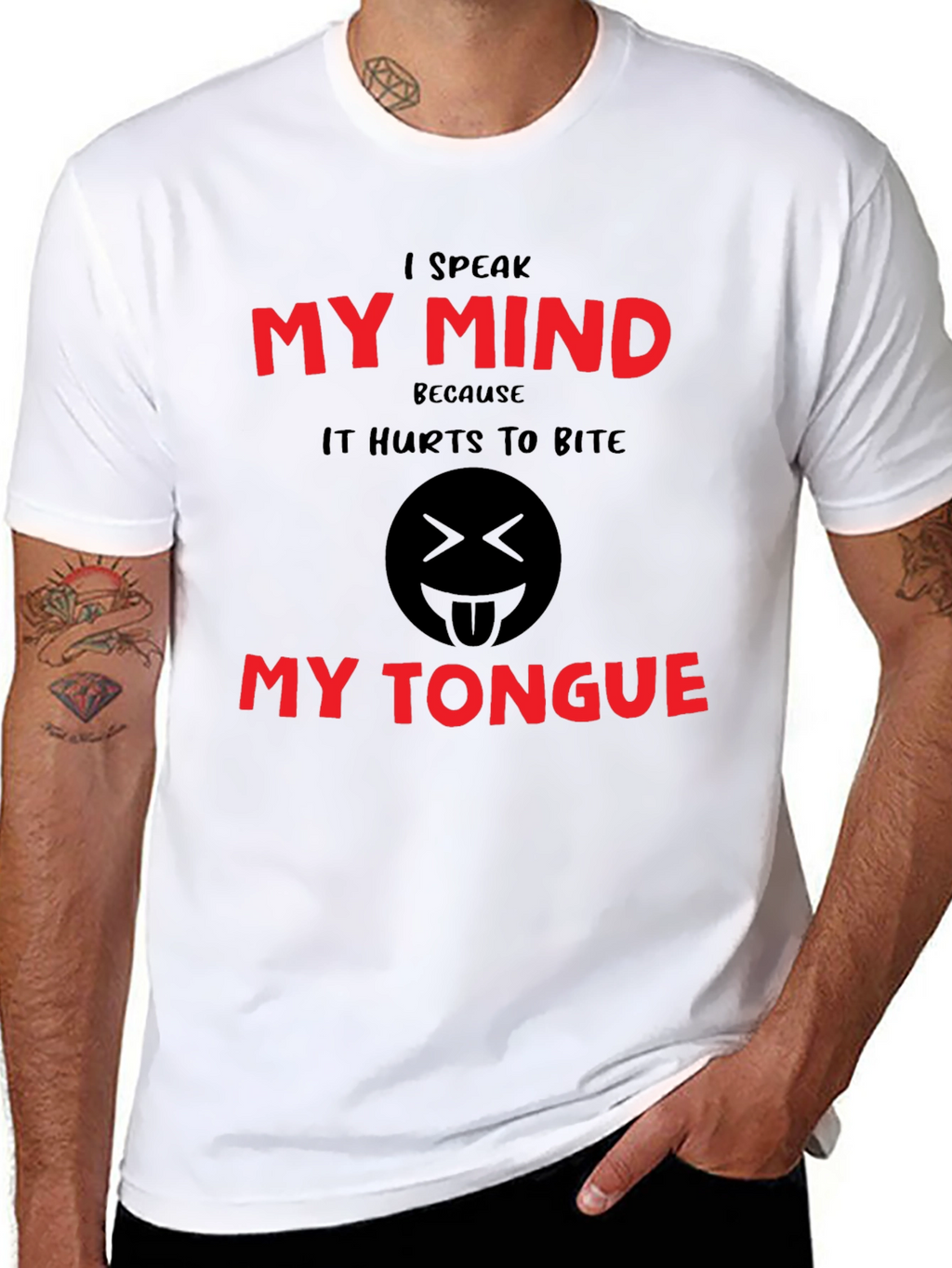 I Speak My Mind Funny Graphic Tee