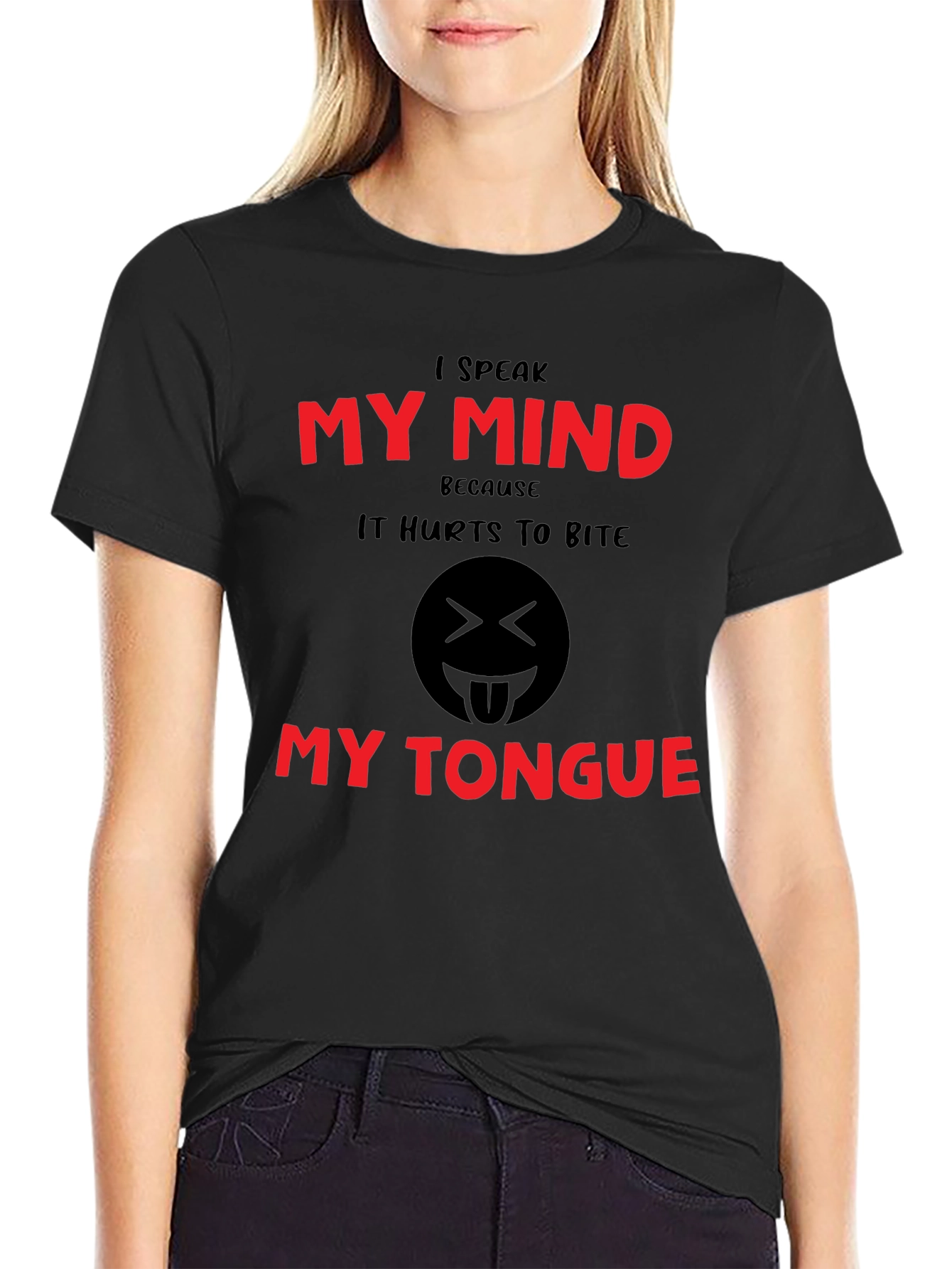 I Speak My Mind Funny Graphic Tee