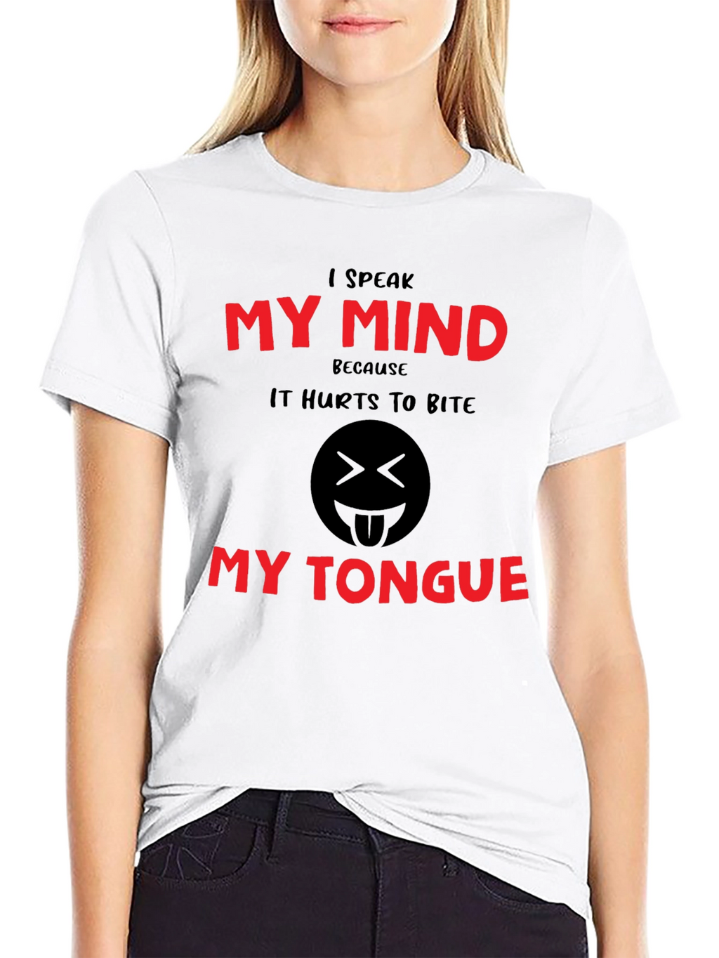 I Speak My Mind Funny Graphic Tee