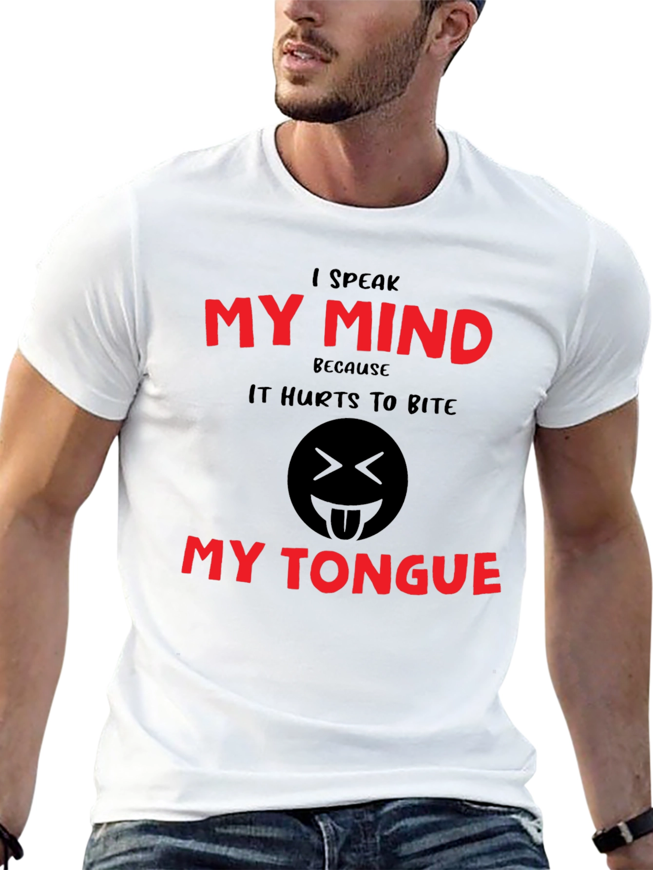 I Speak My Mind Funny Graphic Tee