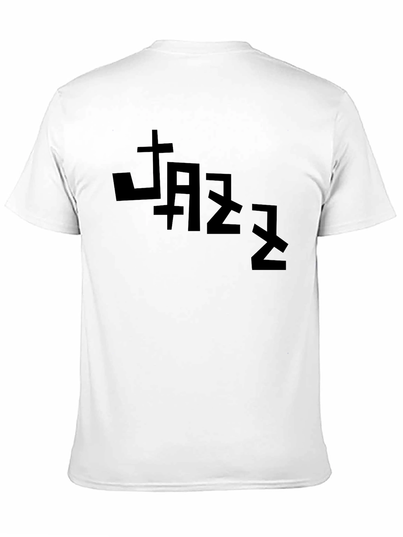 JAZZ Graphic Tee - Stylish Black Cotton T-Shirt