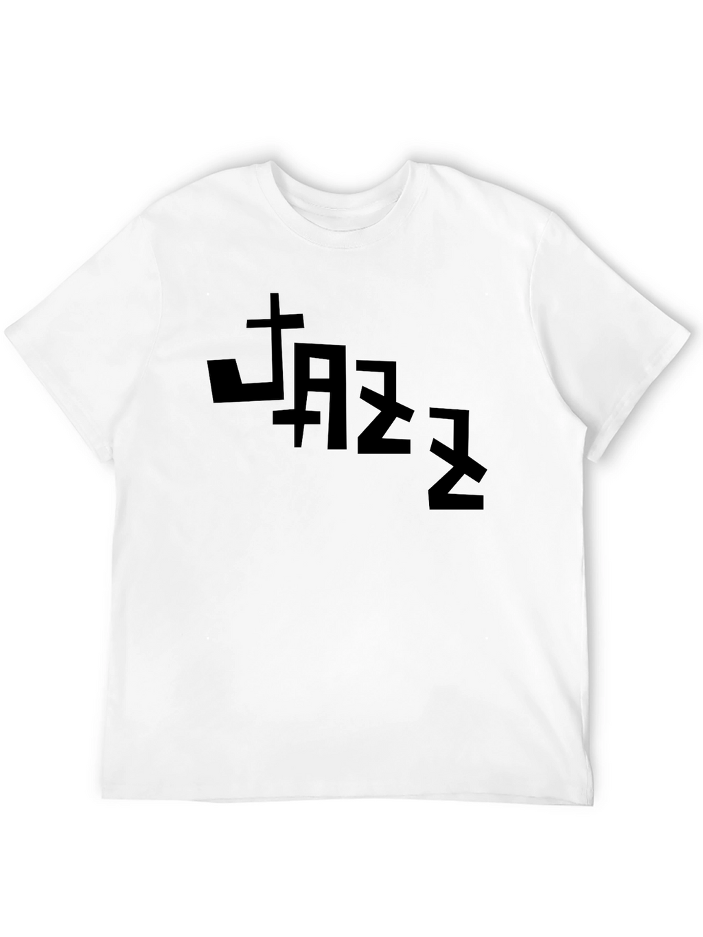 JAZZ Graphic Tee - Stylish Black Cotton T-Shirt