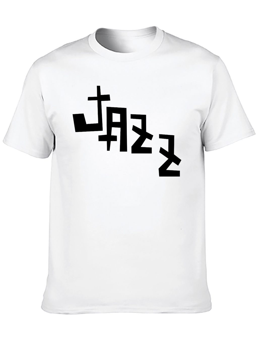 JAZZ Graphic Tee - Stylish Black Cotton T-Shirt