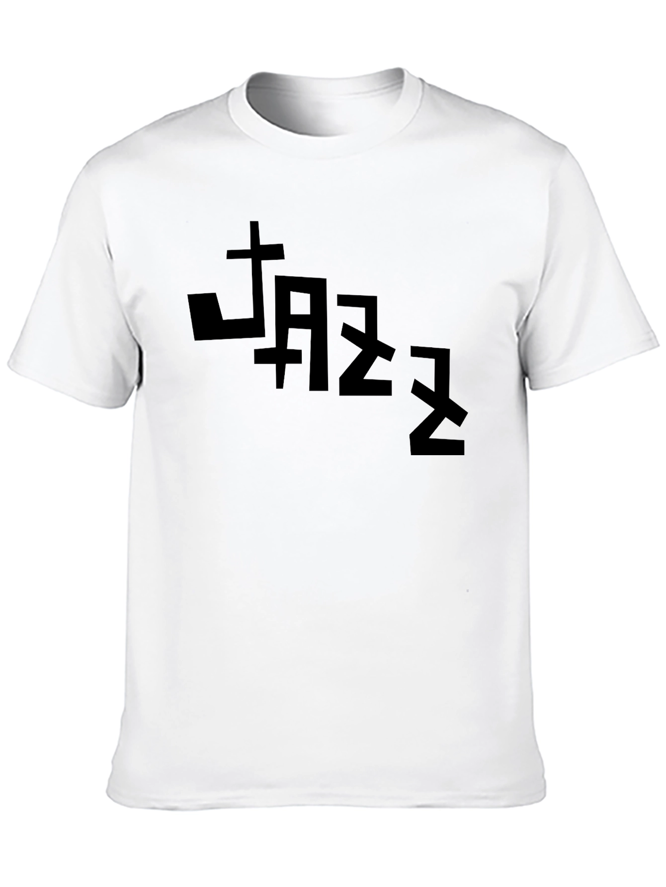 JAZZ Graphic Tee - Stylish Black Cotton T-Shirt