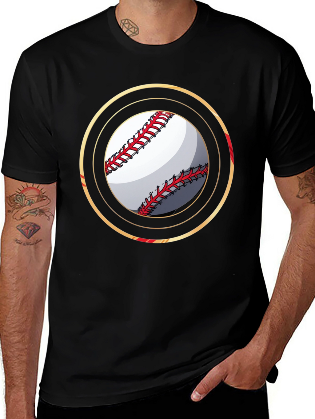 Baseball Graphic Tee - Sporty Style