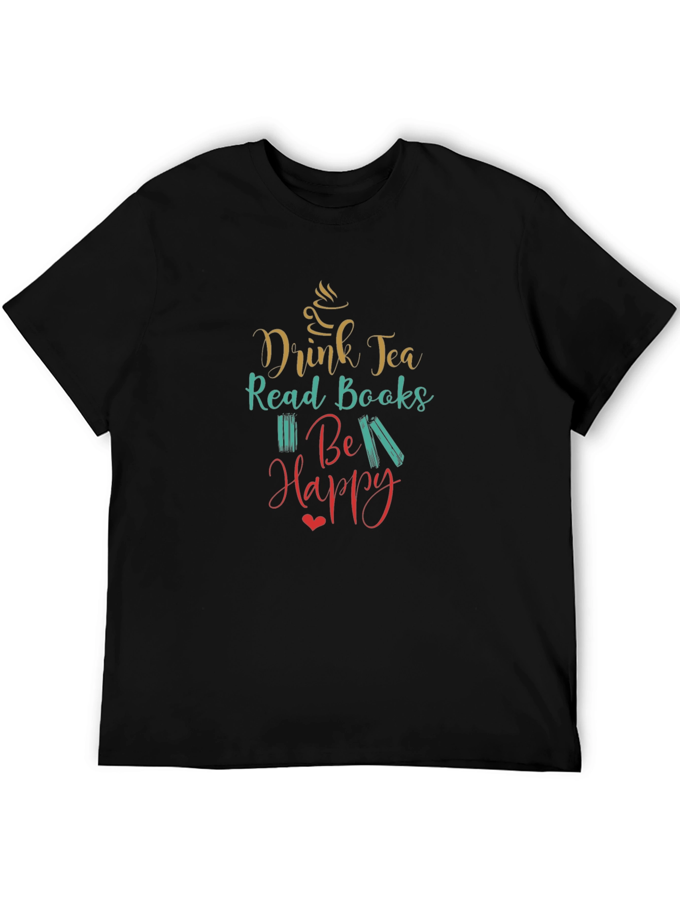 Drink Tea Read Books Graphic Tee