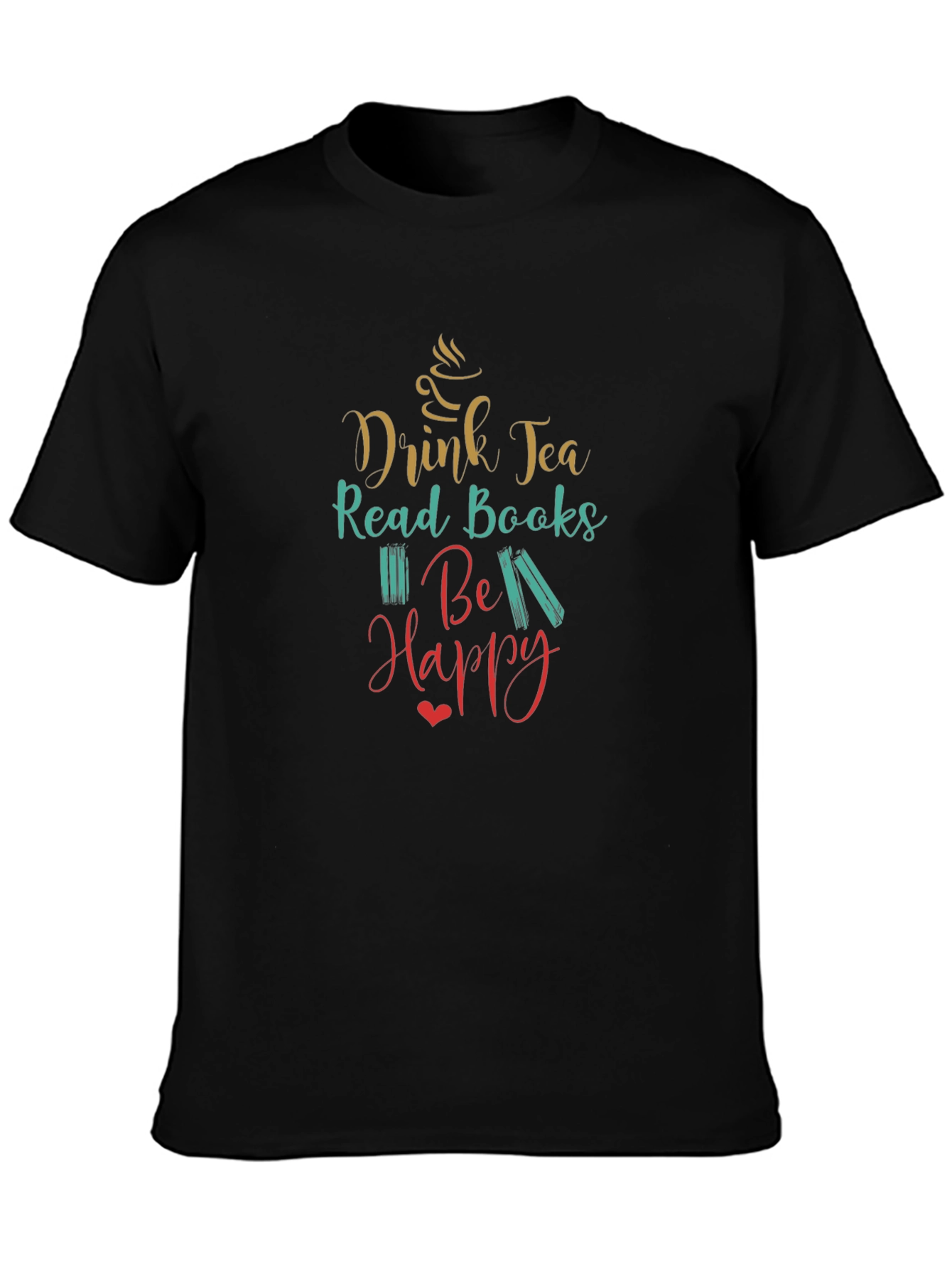 Drink Tea Read Books Graphic Tee