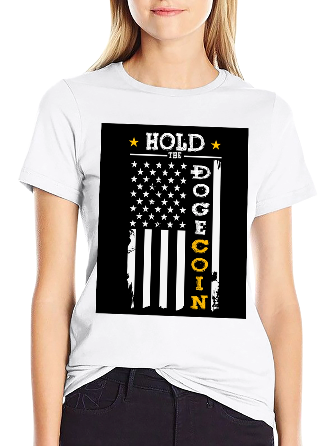 Hold the Dogecoin Crypto T-Shirt