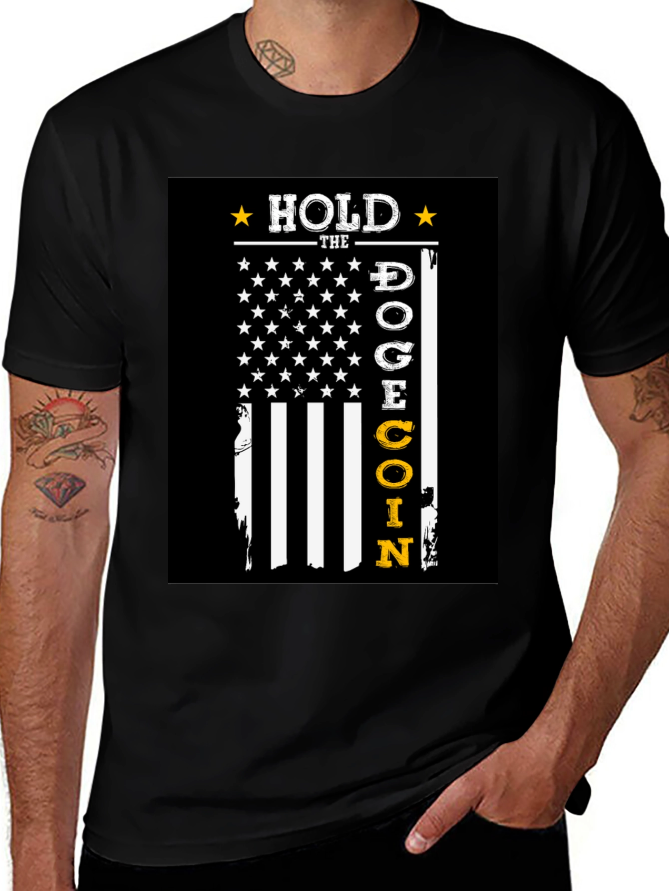 Hold the Dogecoin Crypto T-Shirt