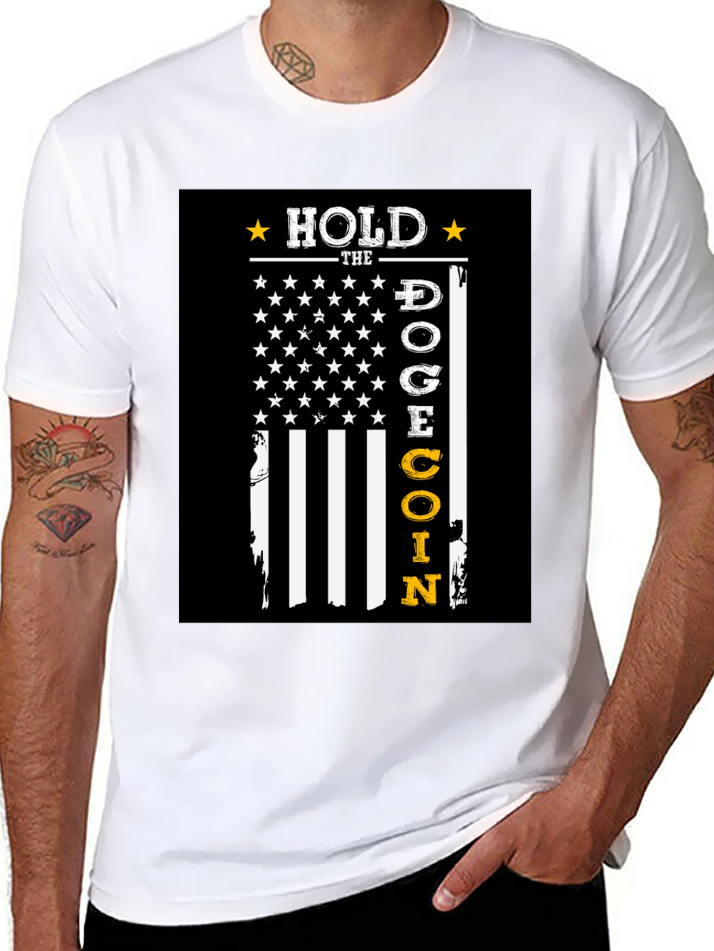 Hold the Dogecoin Crypto T-Shirt