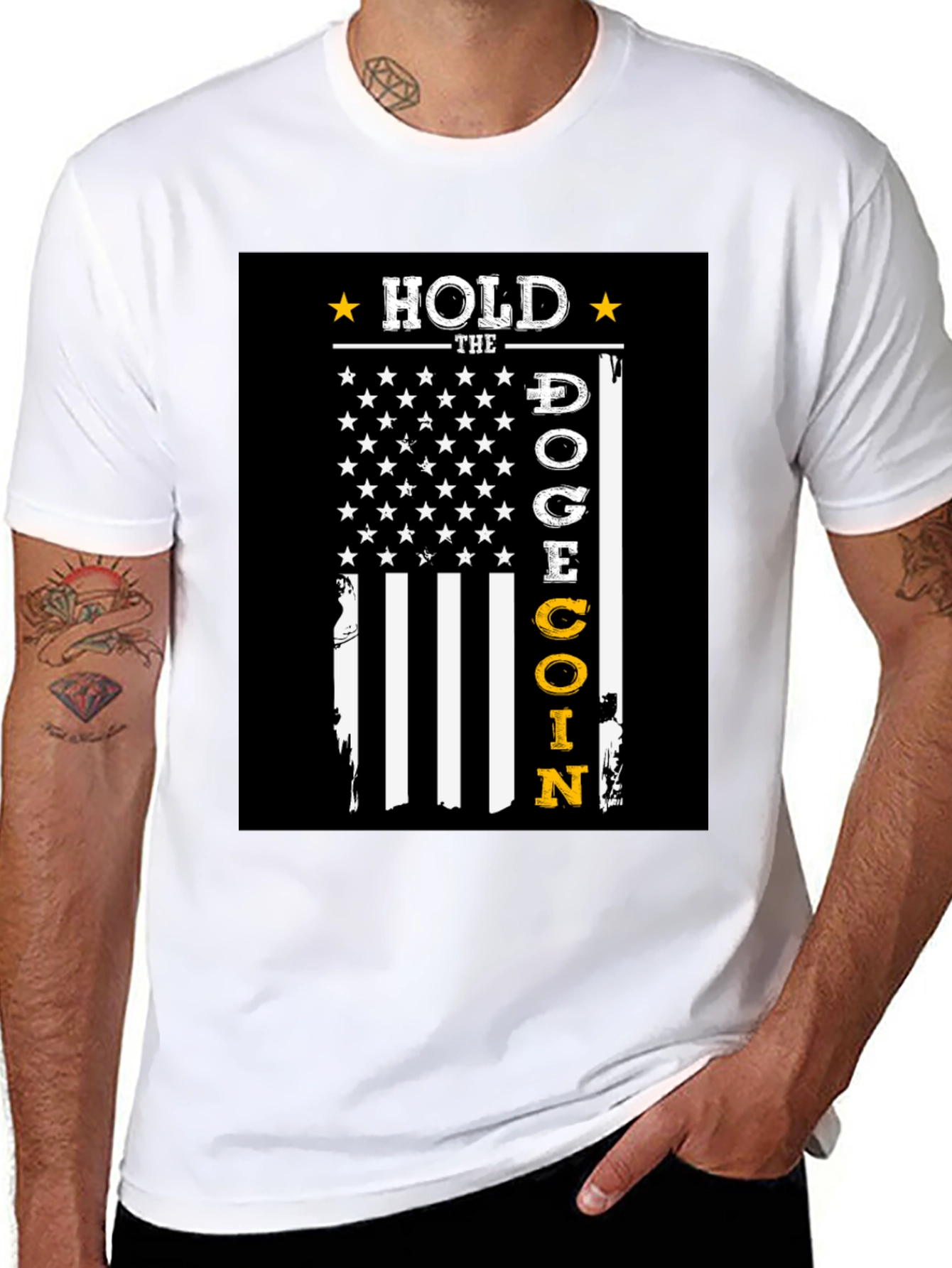 Hold the Dogecoin Crypto T-Shirt