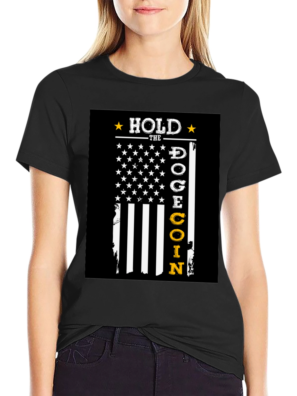 Hold the Dogecoin Crypto T-Shirt