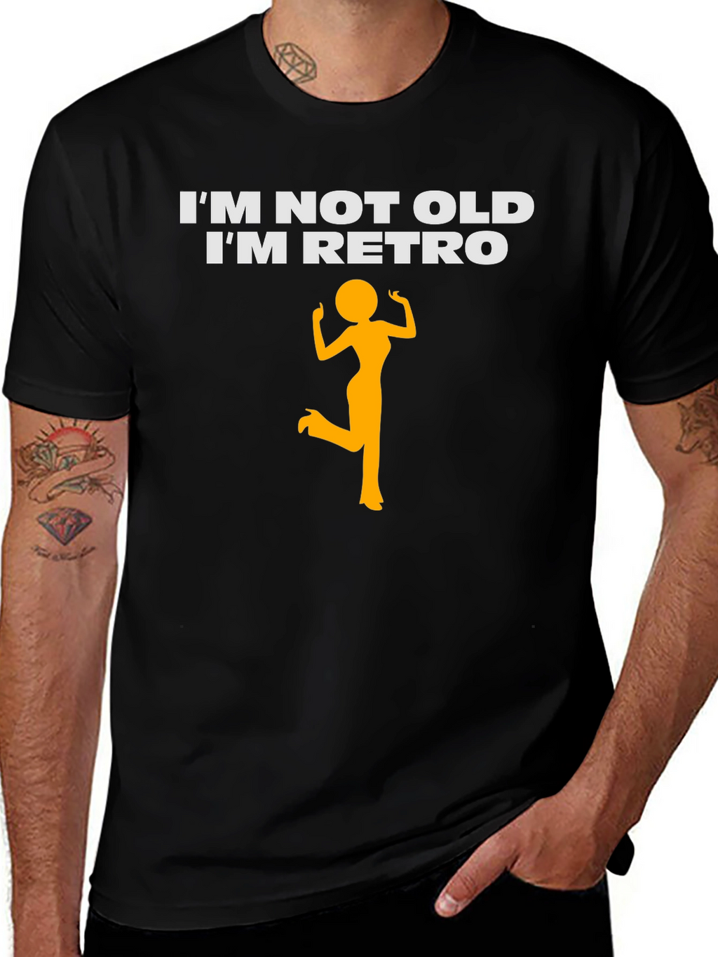 Retro Style Graphic Tee - Im Not Old