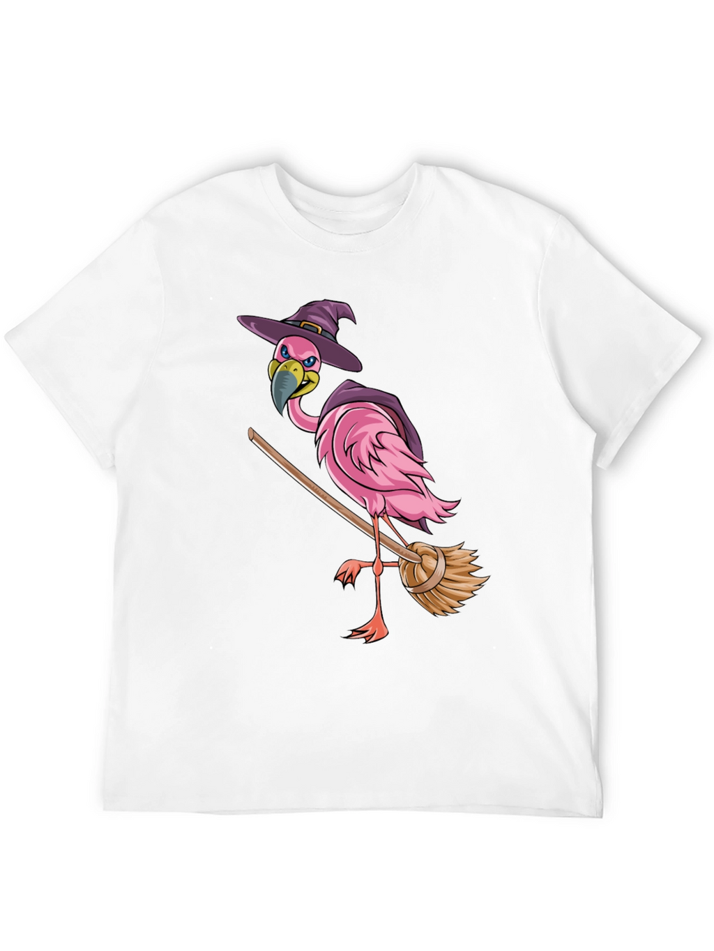 Witch Flamingo T-Shirt - Halloween Costume Tee