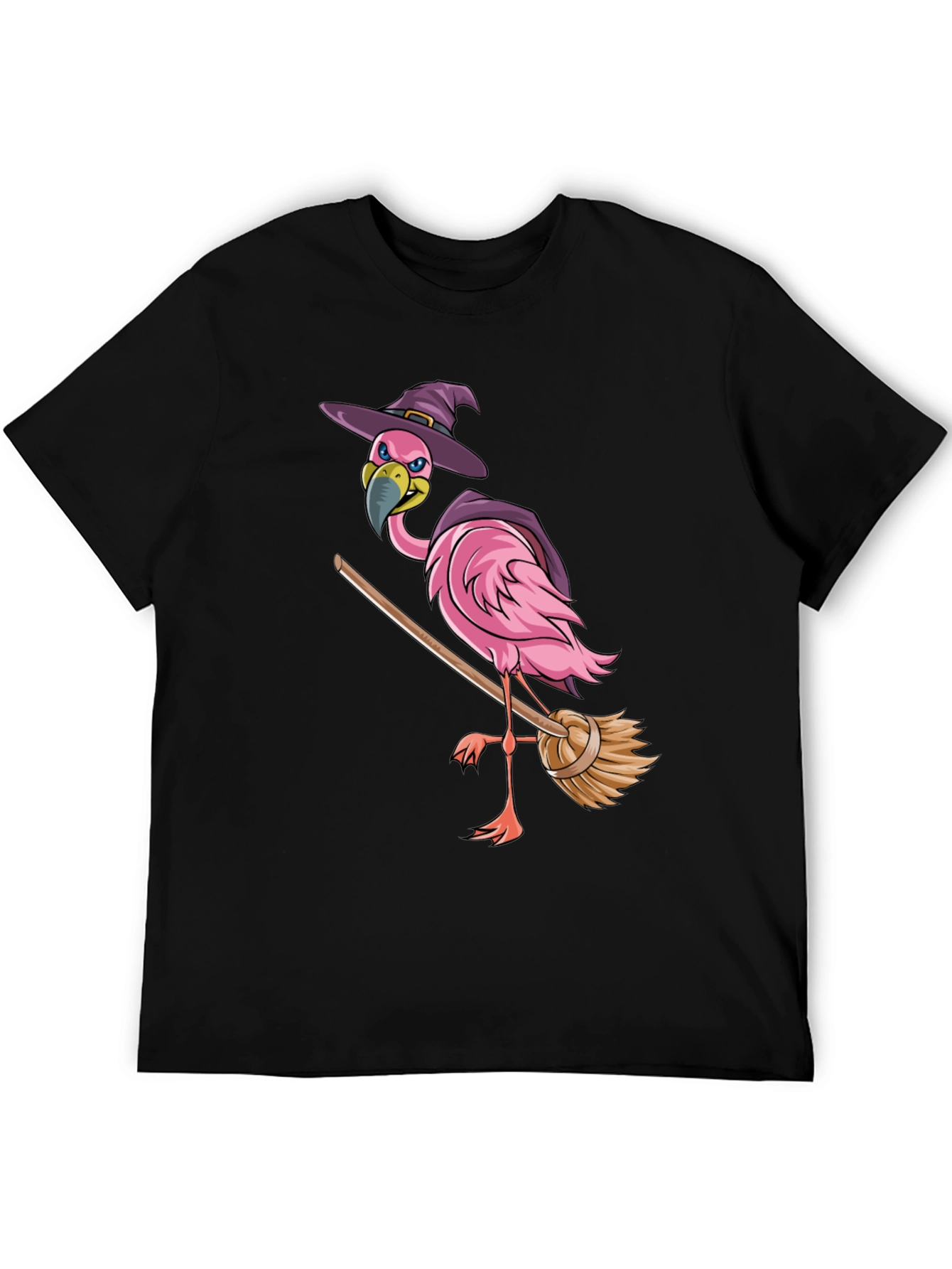 Witch Flamingo T-Shirt - Halloween Costume Tee