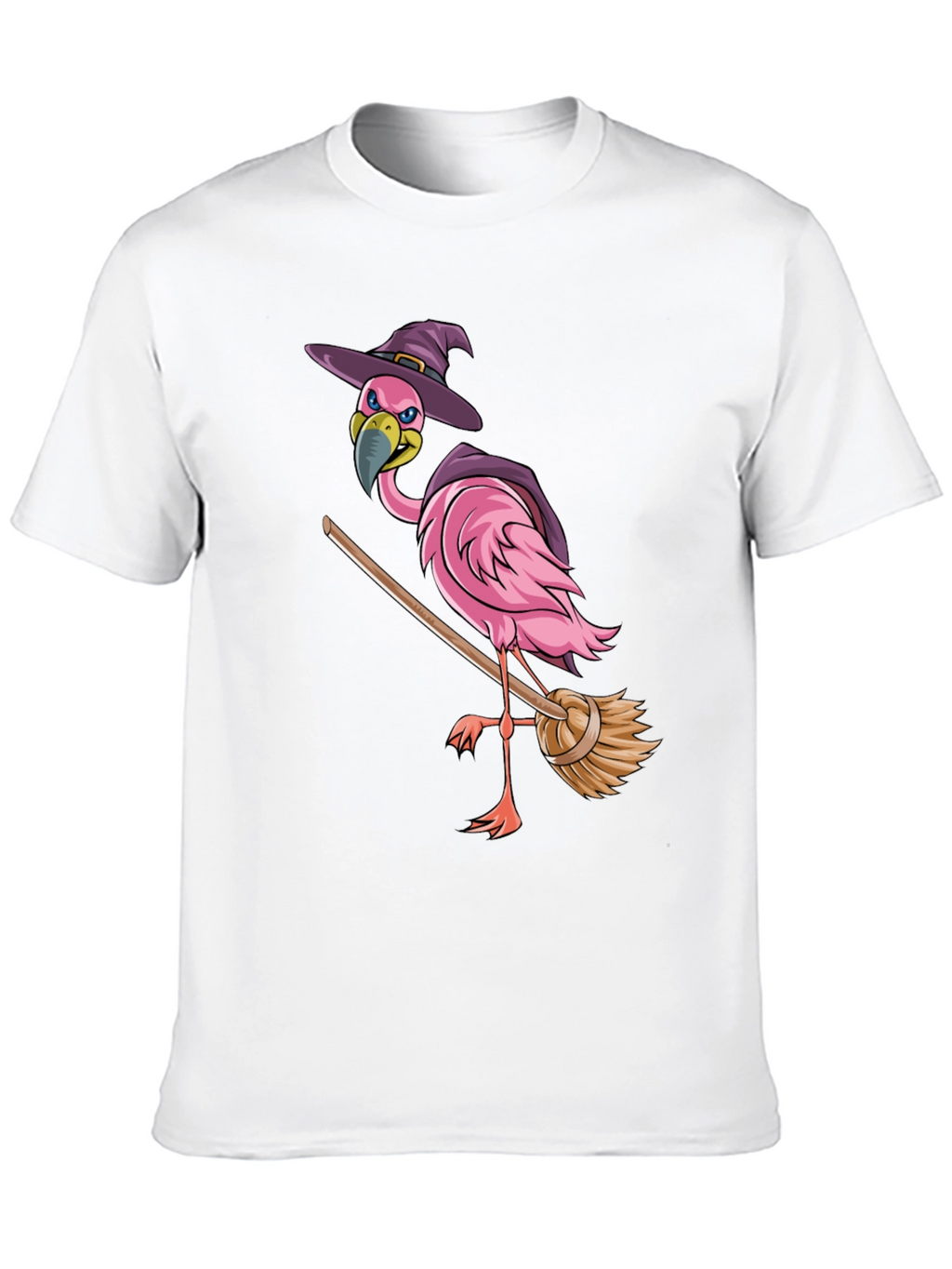 Witch Flamingo T-Shirt - Halloween Costume Tee