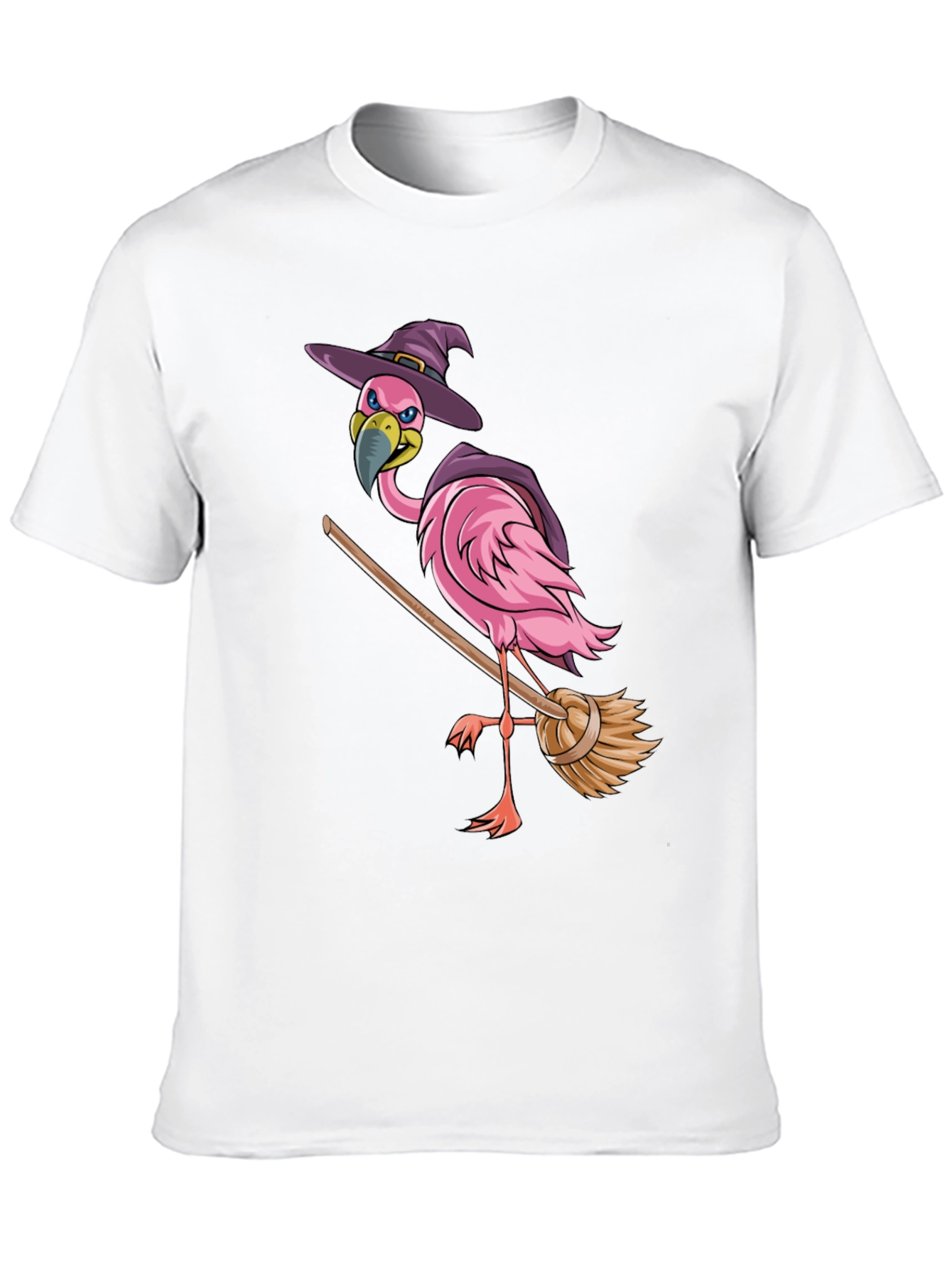 Witch Flamingo T-Shirt - Halloween Costume Tee