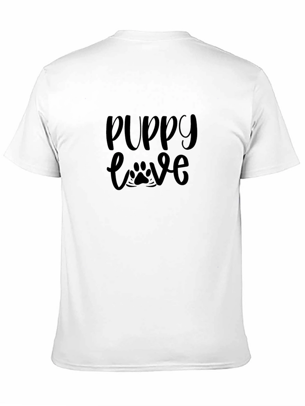 Puppy Love Black Graphic Tee