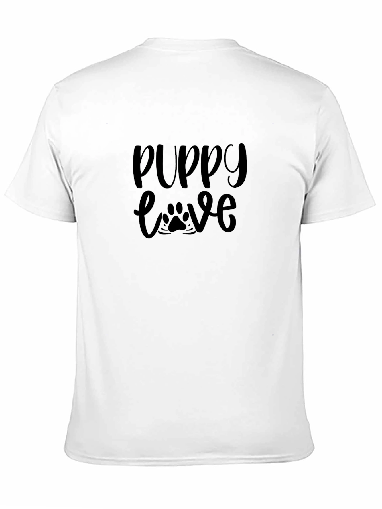 Puppy Love Black Graphic Tee
