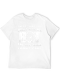 Funny Sarcastic Graphic T-Shirt - I Dont Care