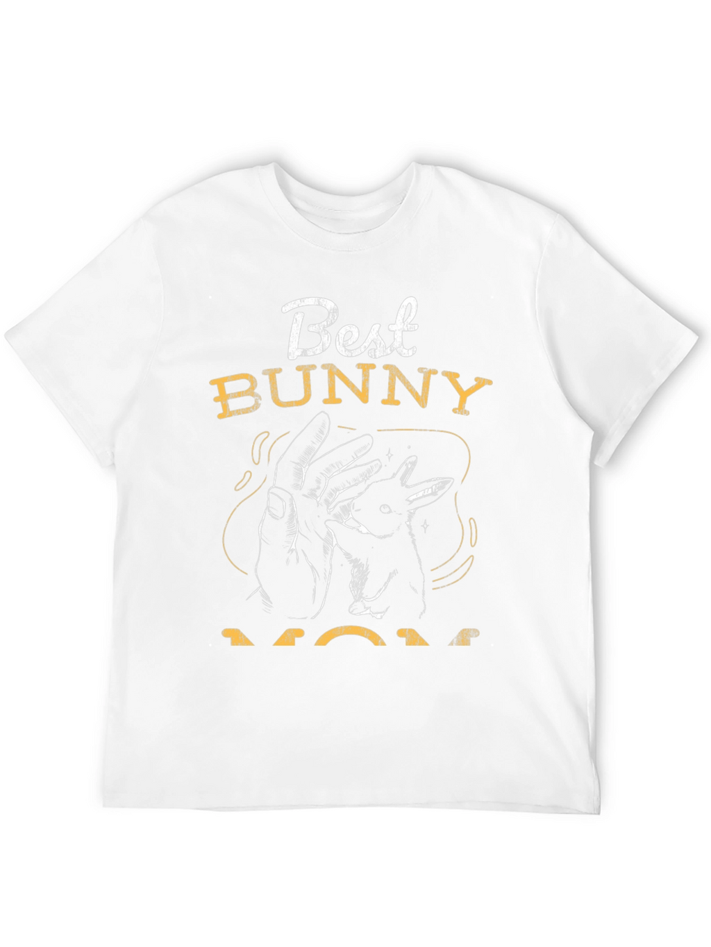 Best Bunny Mom Black T-Shirt