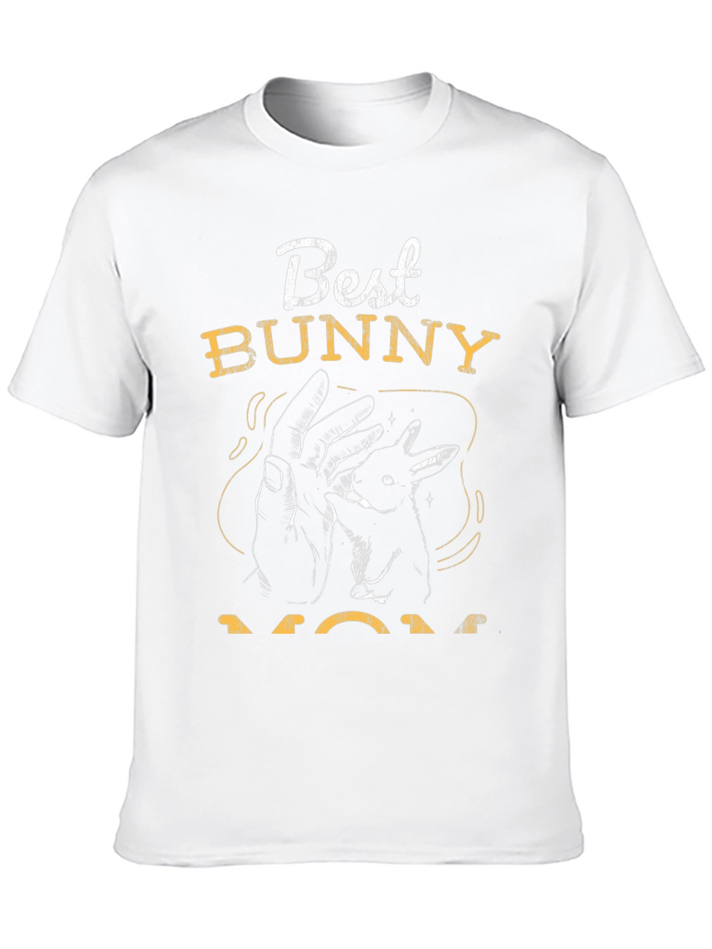 Best Bunny Mom Black T-Shirt