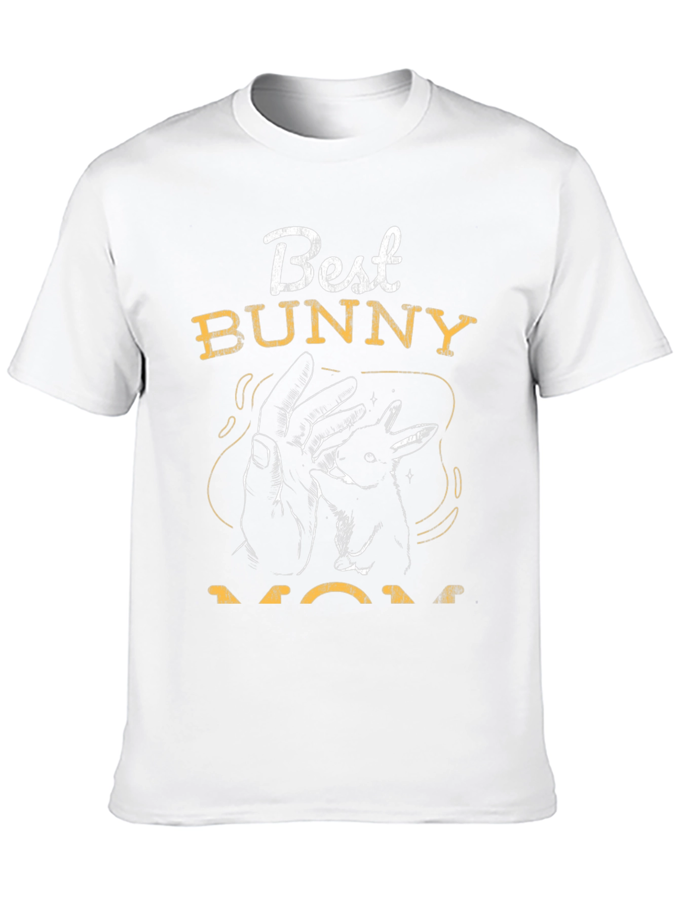 Best Bunny Mom Black T-Shirt
