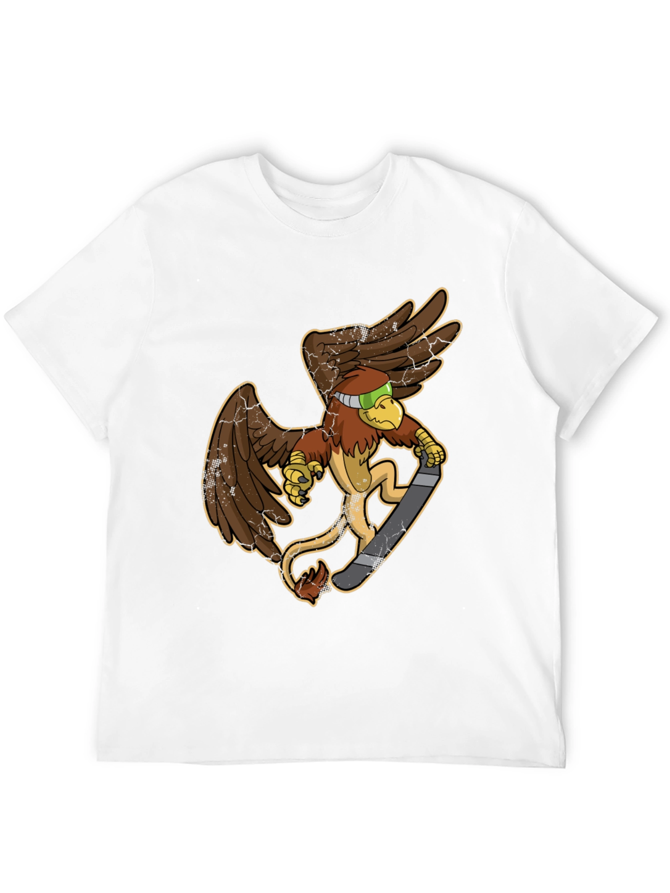 Griffin Skateboarder Graphic Tee - Cool & Unique Design