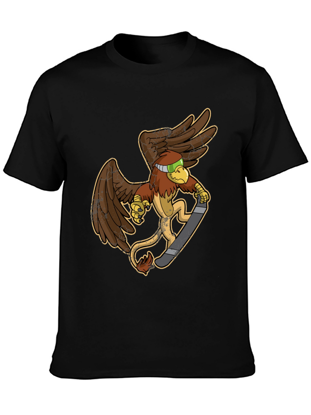 Griffin Skateboarder Graphic Tee - Cool & Unique Design