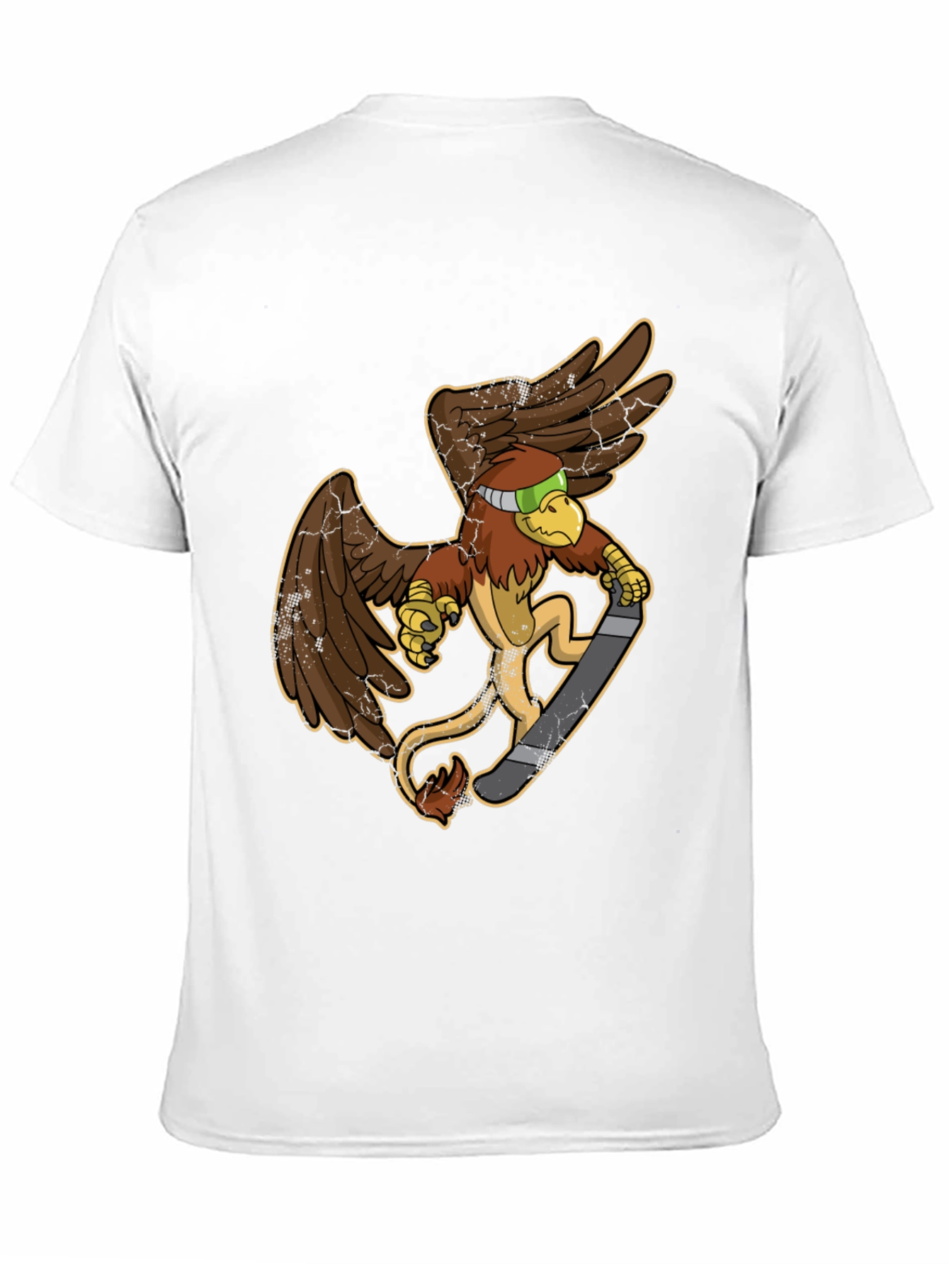Griffin Skateboarder Graphic Tee - Cool & Unique Design