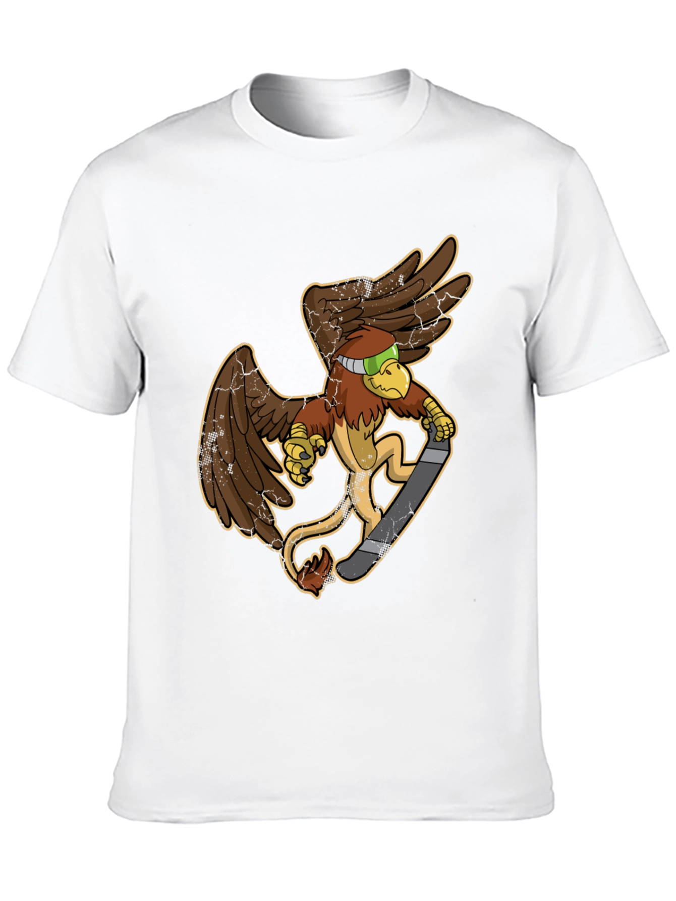 Griffin Skateboarder Graphic Tee - Cool & Unique Design