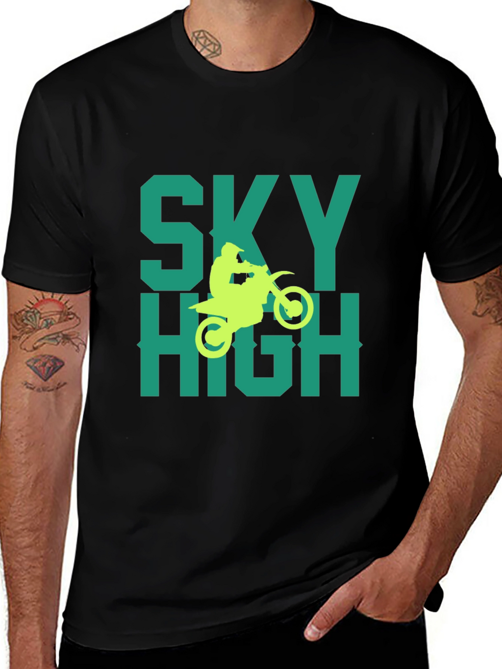 Sky High Motocross Graphic Tee