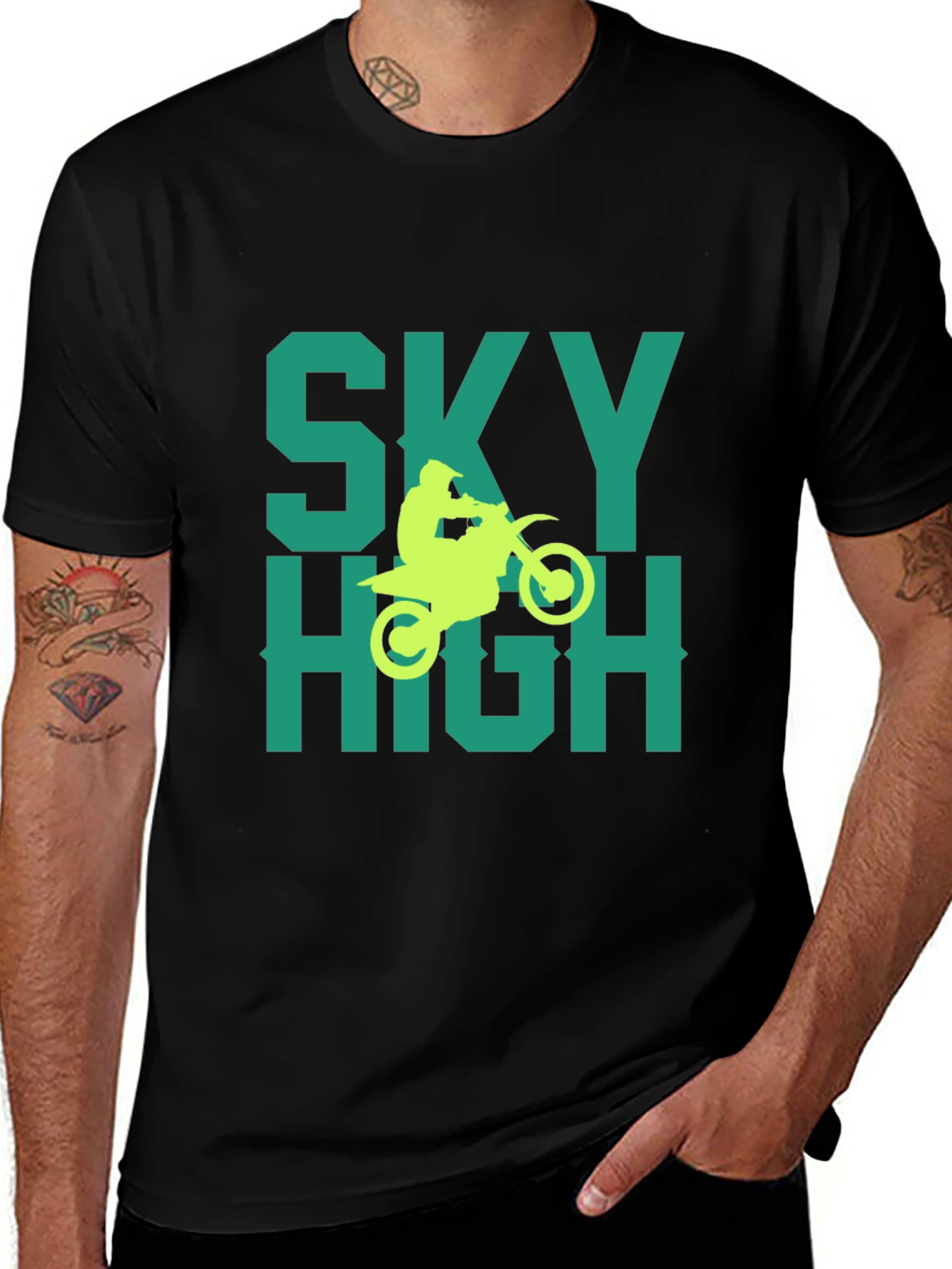 Sky High Motocross Graphic Tee