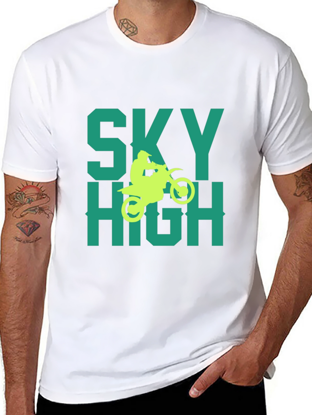 Sky High Motocross Graphic Tee