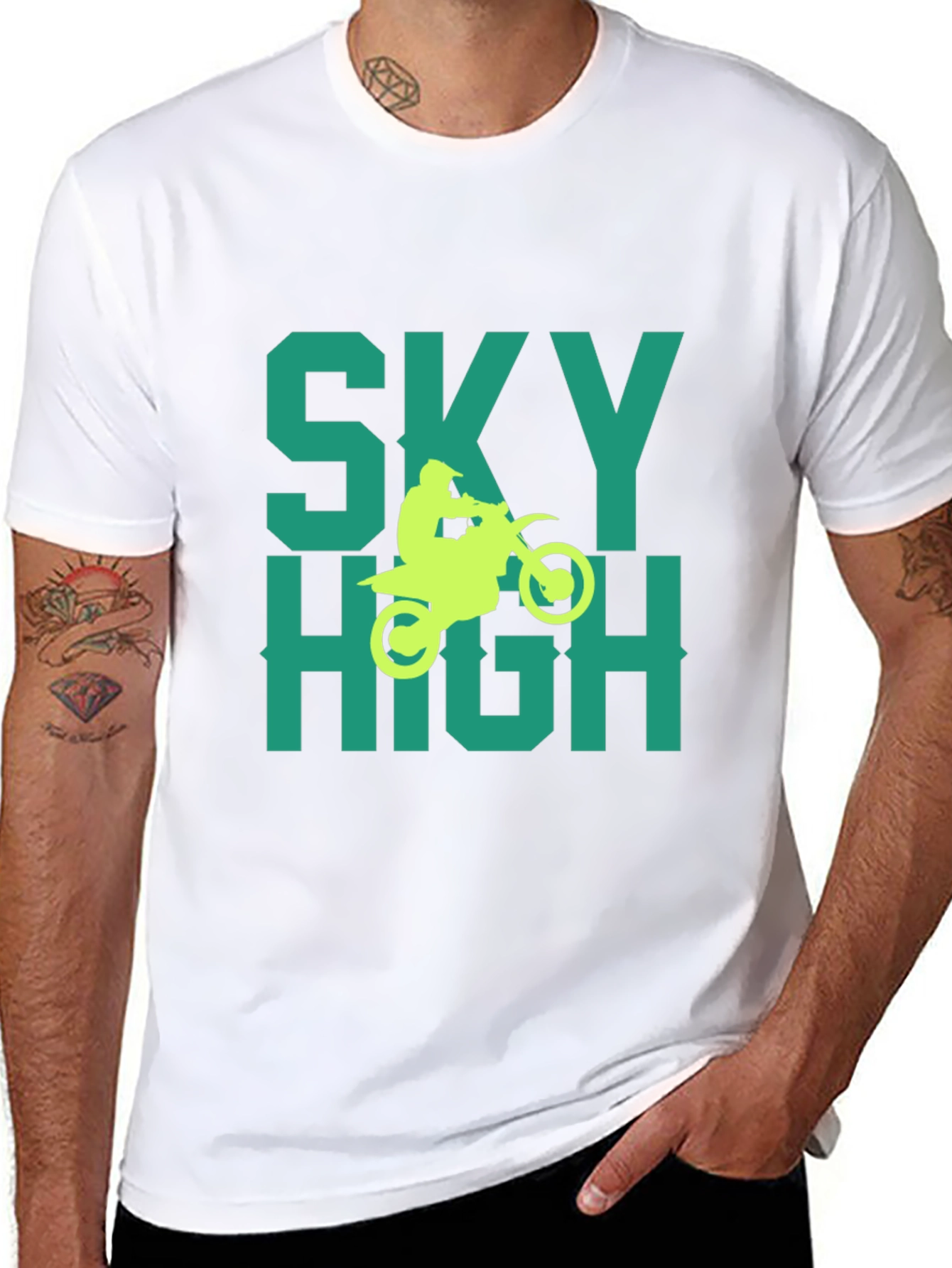 Sky High Motocross Graphic Tee