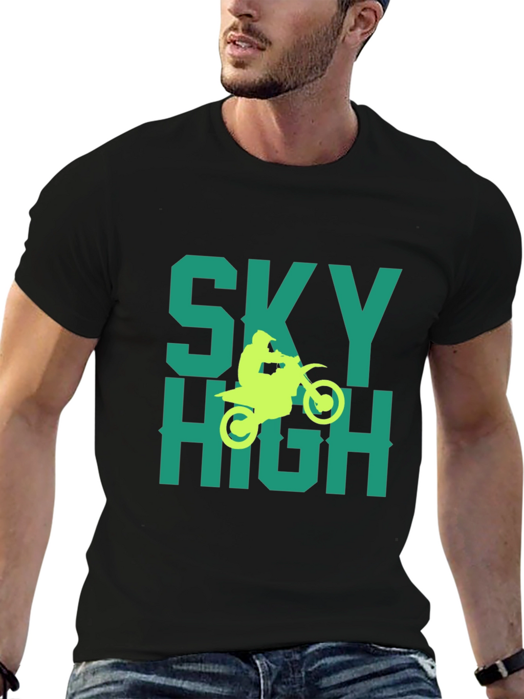 Sky High Motocross Graphic Tee