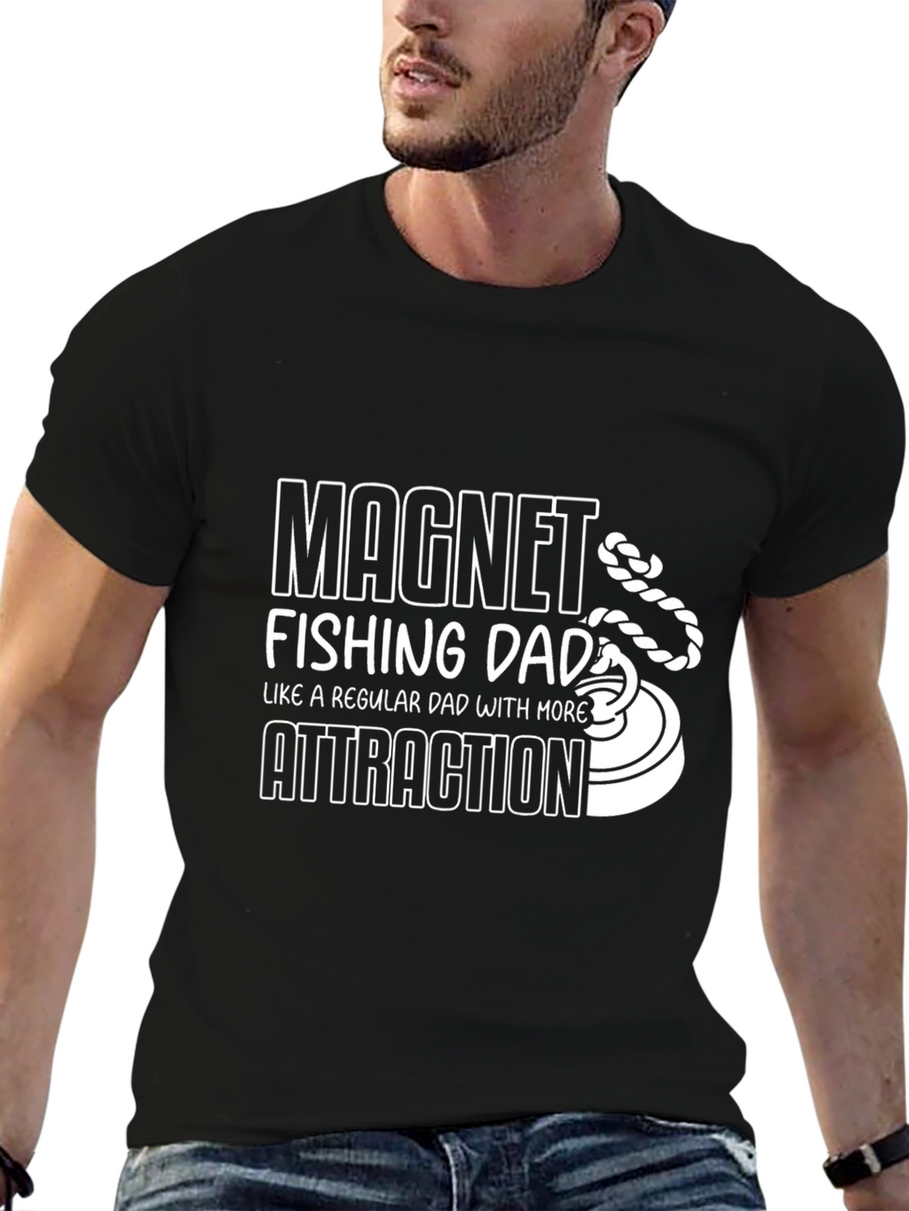 Magnet Fishing Dad T-Shirt - Attraction