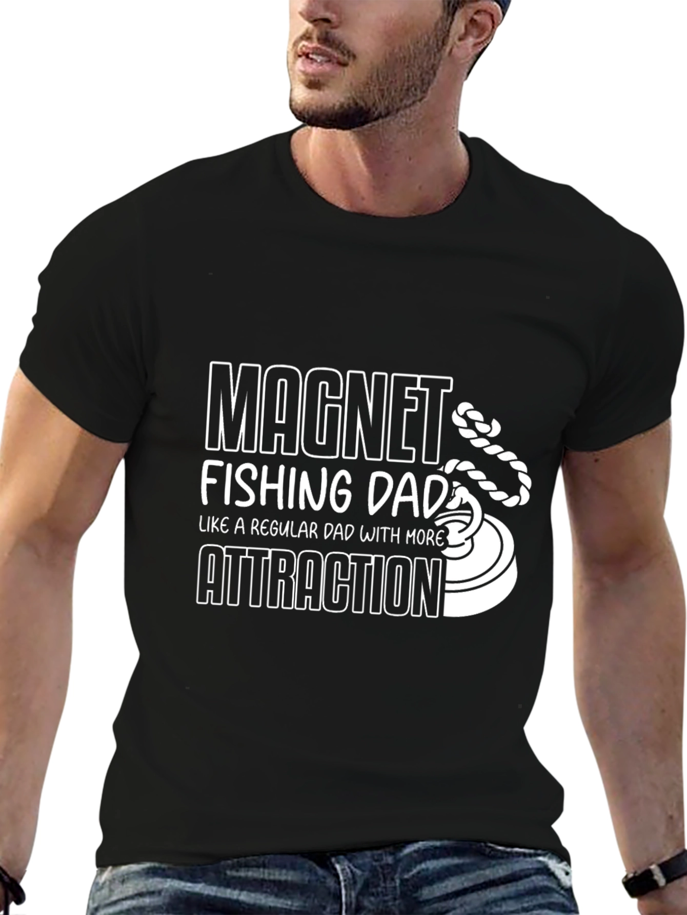 Magnet Fishing Dad T-Shirt - Attraction