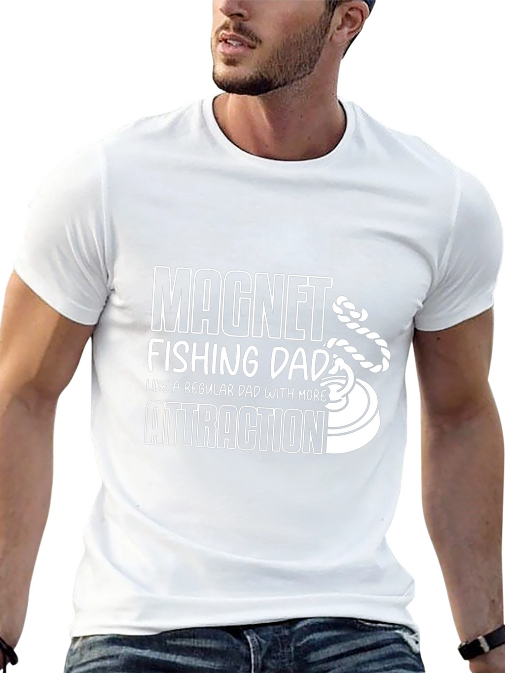 Magnet Fishing Dad T-Shirt - Attraction