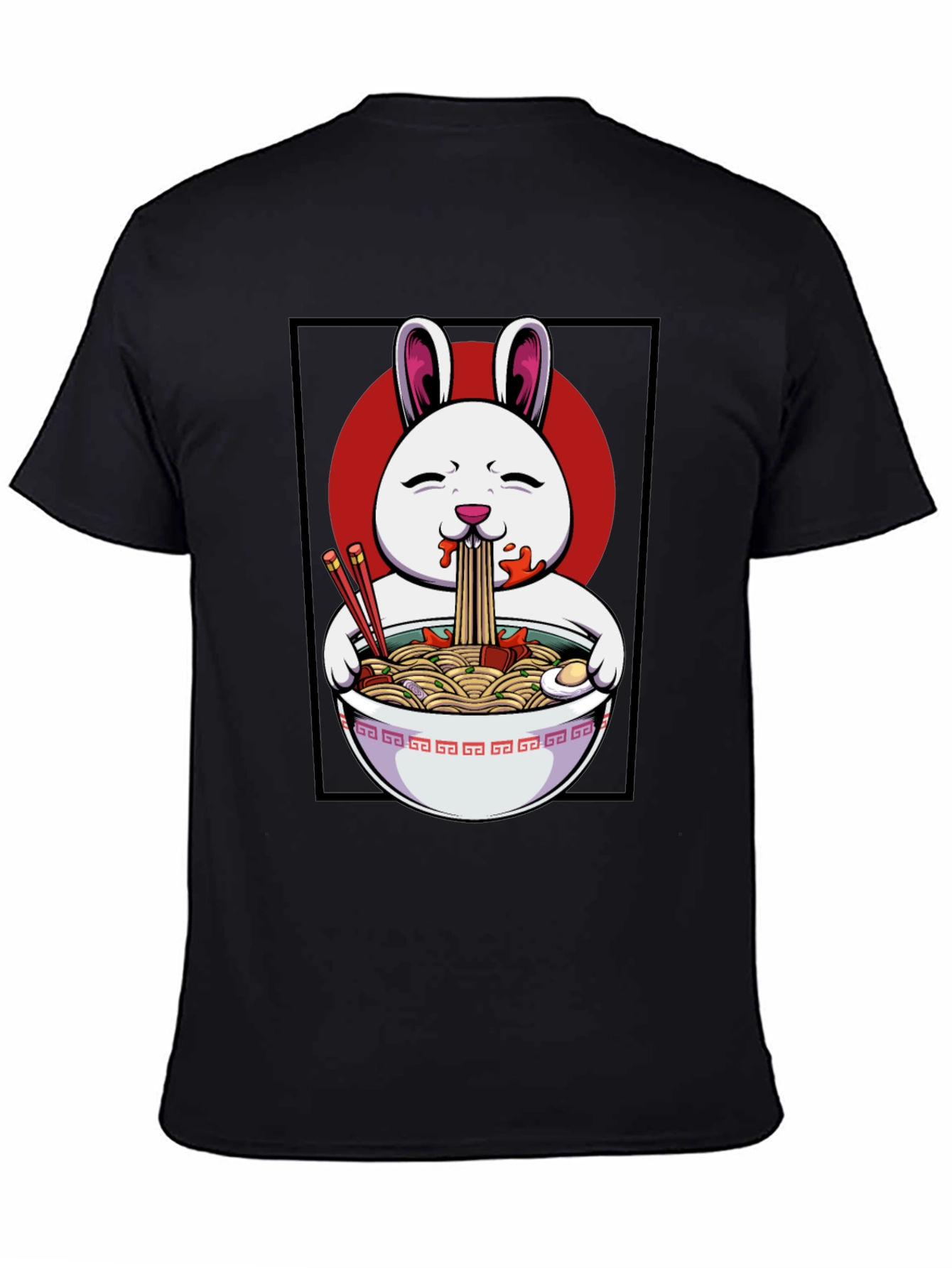 Rabbit Ramen T-Shirt - Anime Graphic Tee
