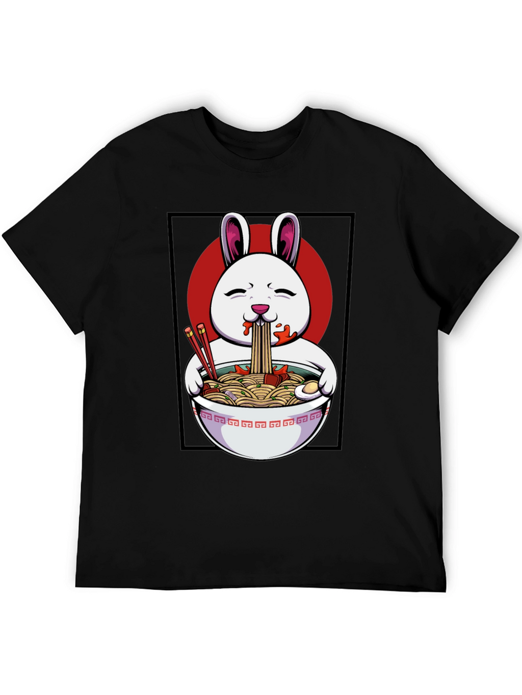 Rabbit Ramen T-Shirt - Anime Graphic Tee