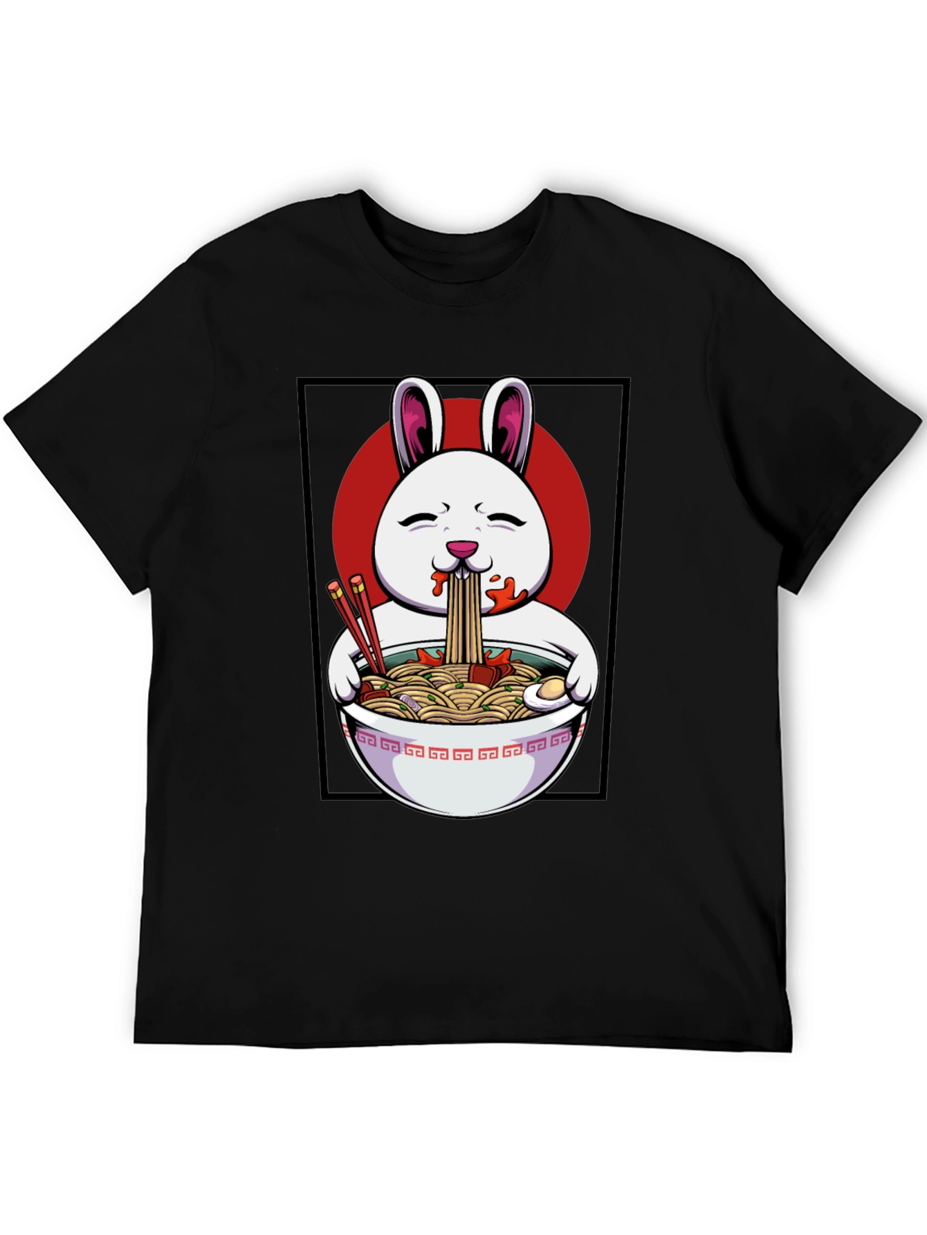 Rabbit Ramen T-Shirt - Anime Graphic Tee