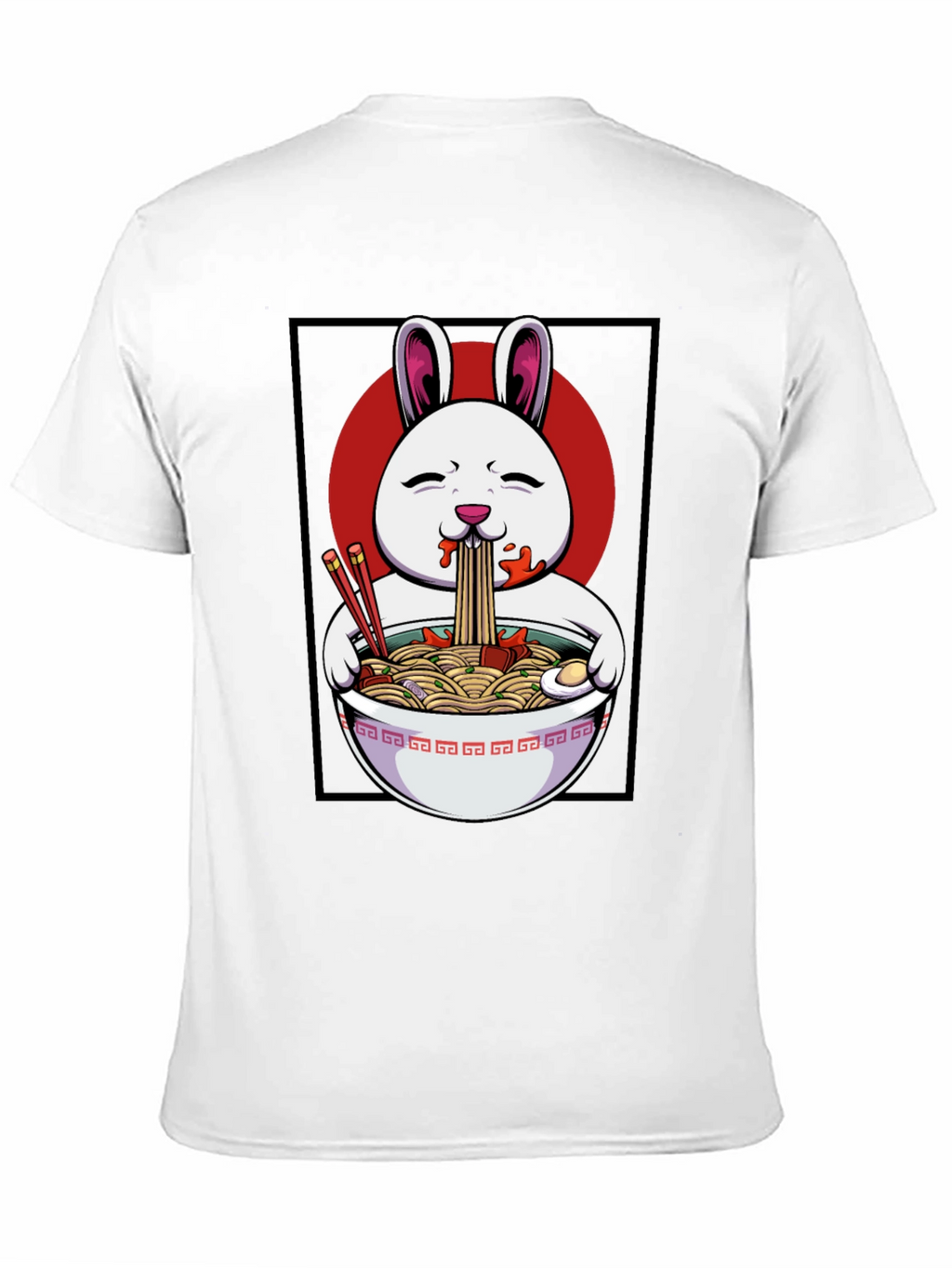 Rabbit Ramen T-Shirt - Anime Graphic Tee