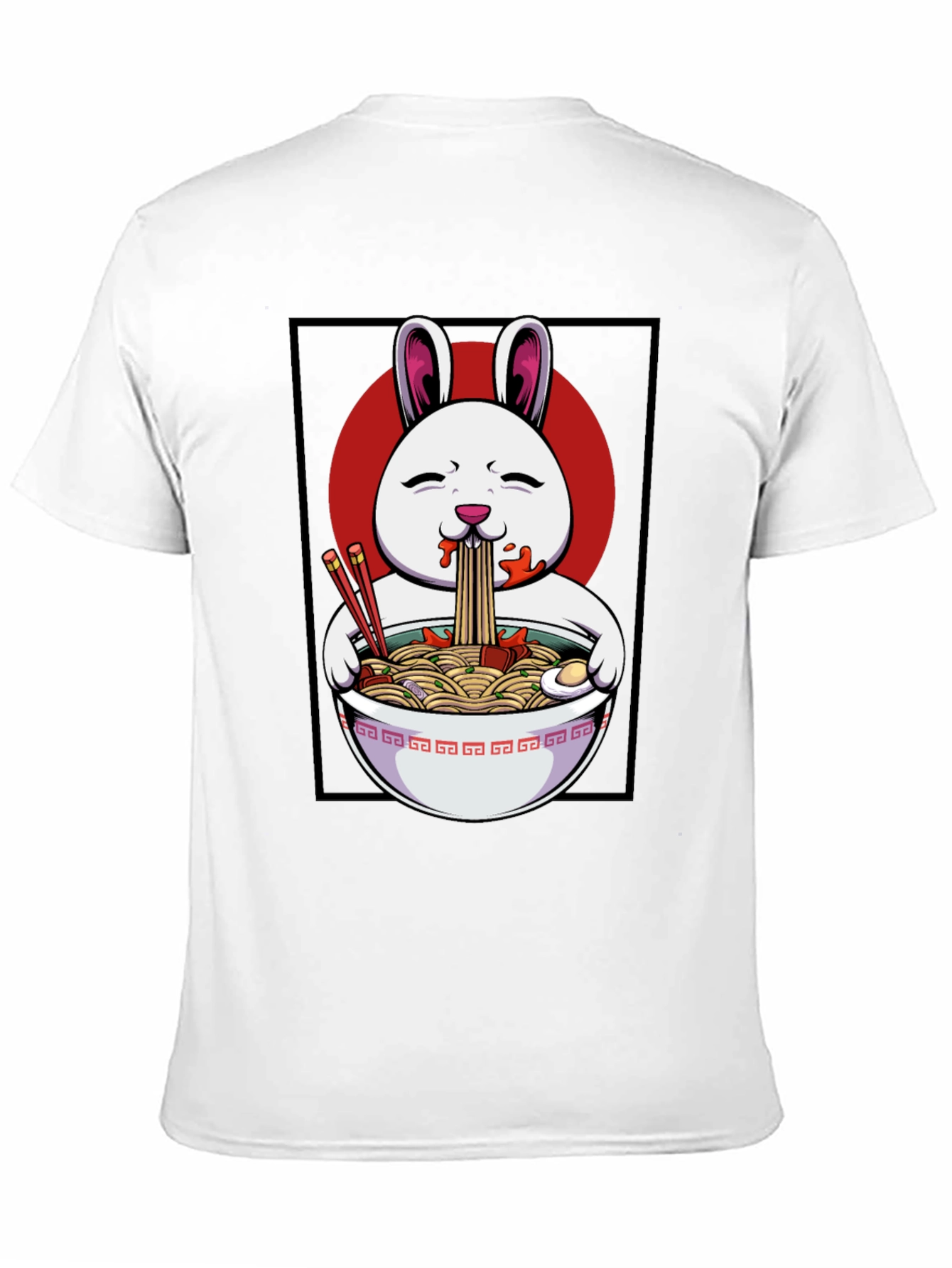 Rabbit Ramen T-Shirt - Anime Graphic Tee